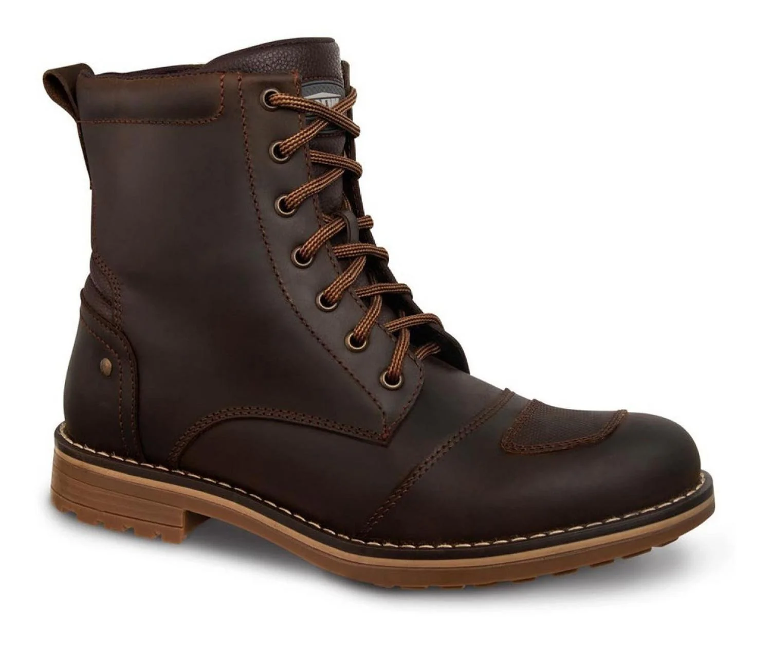 Bota Motociclista Biker Hombre 89729 Chocolate
