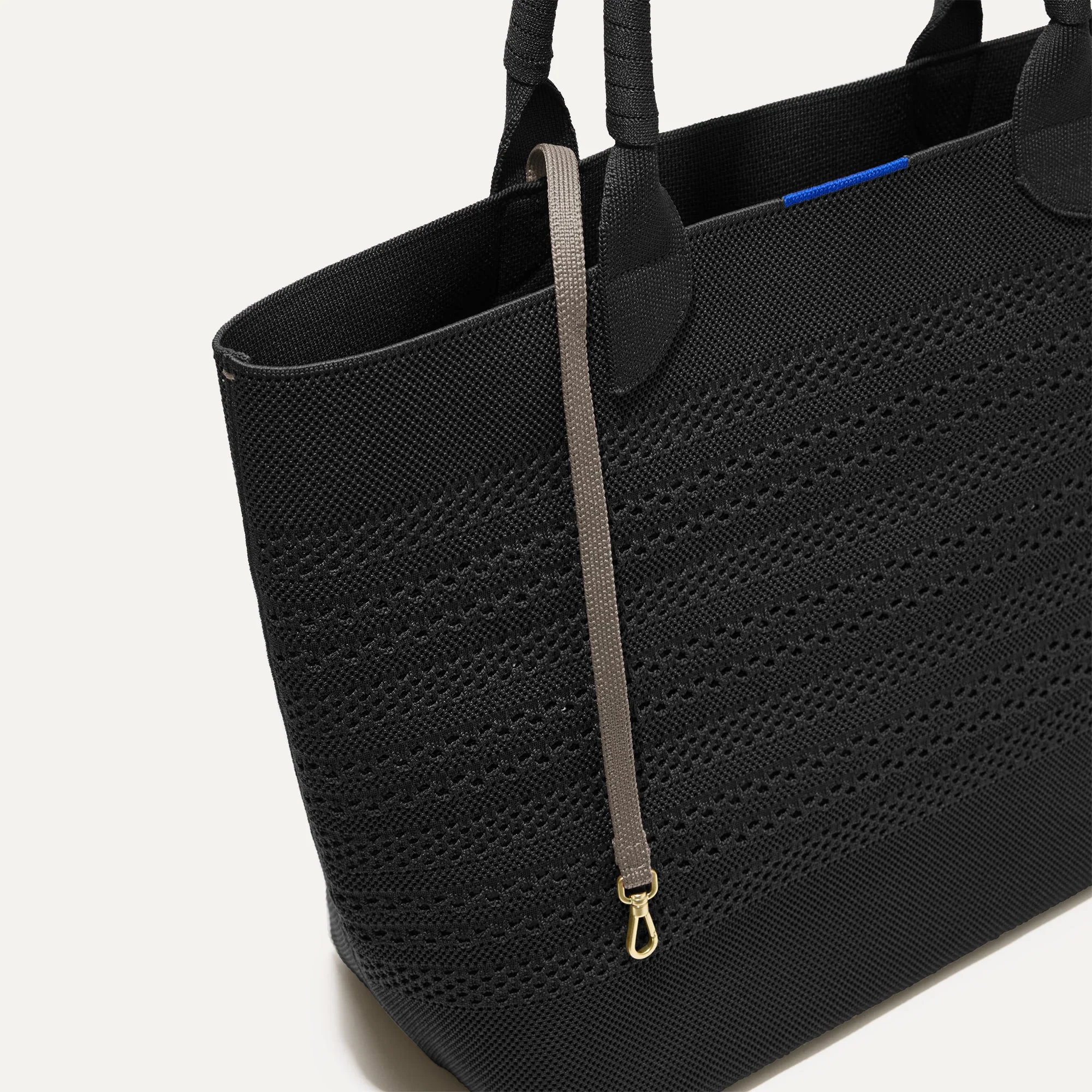 The Lightweight Tote - Black Crochet