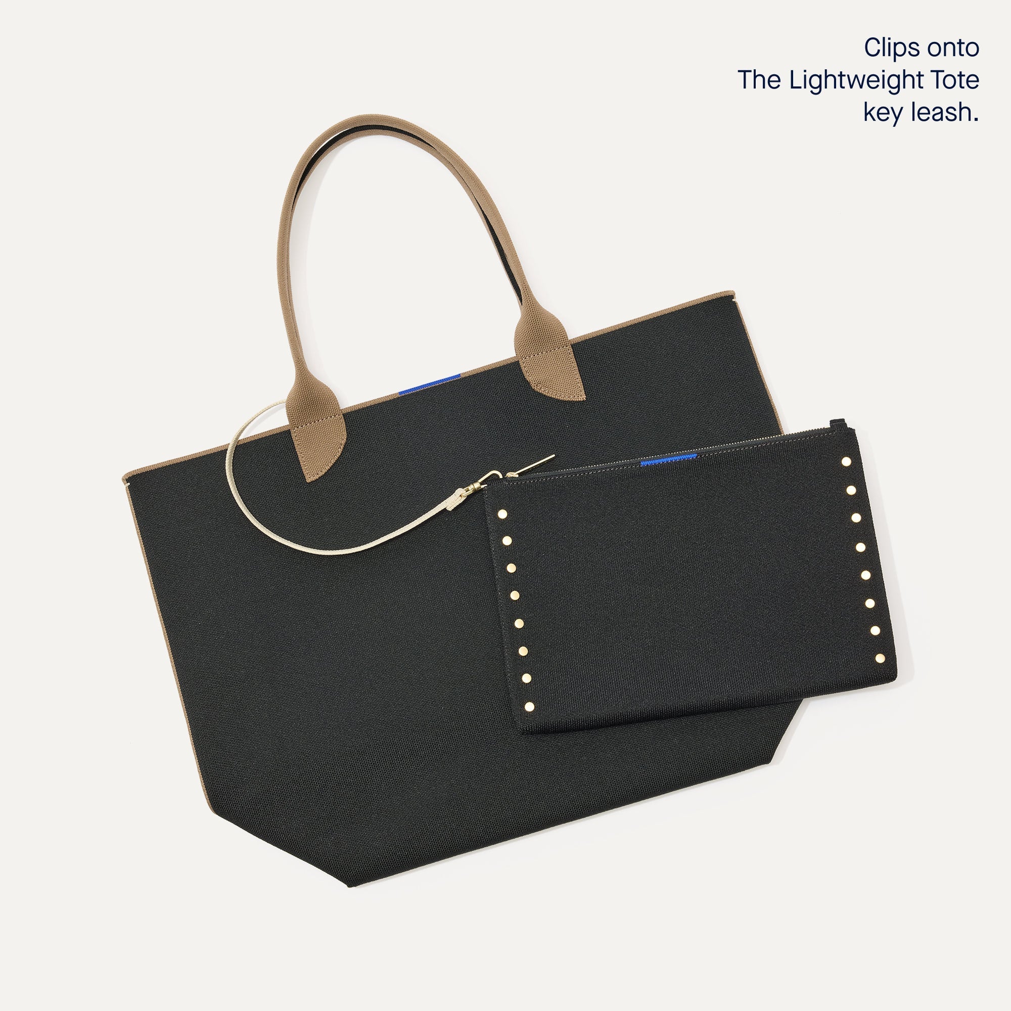 The Convertible Clutch - Studded Black