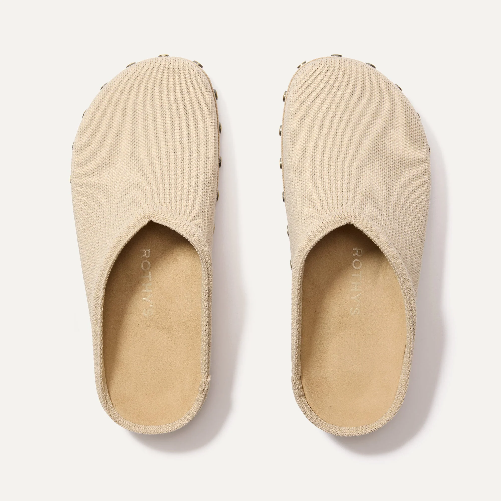 The Casual Clog - Studded Taupe