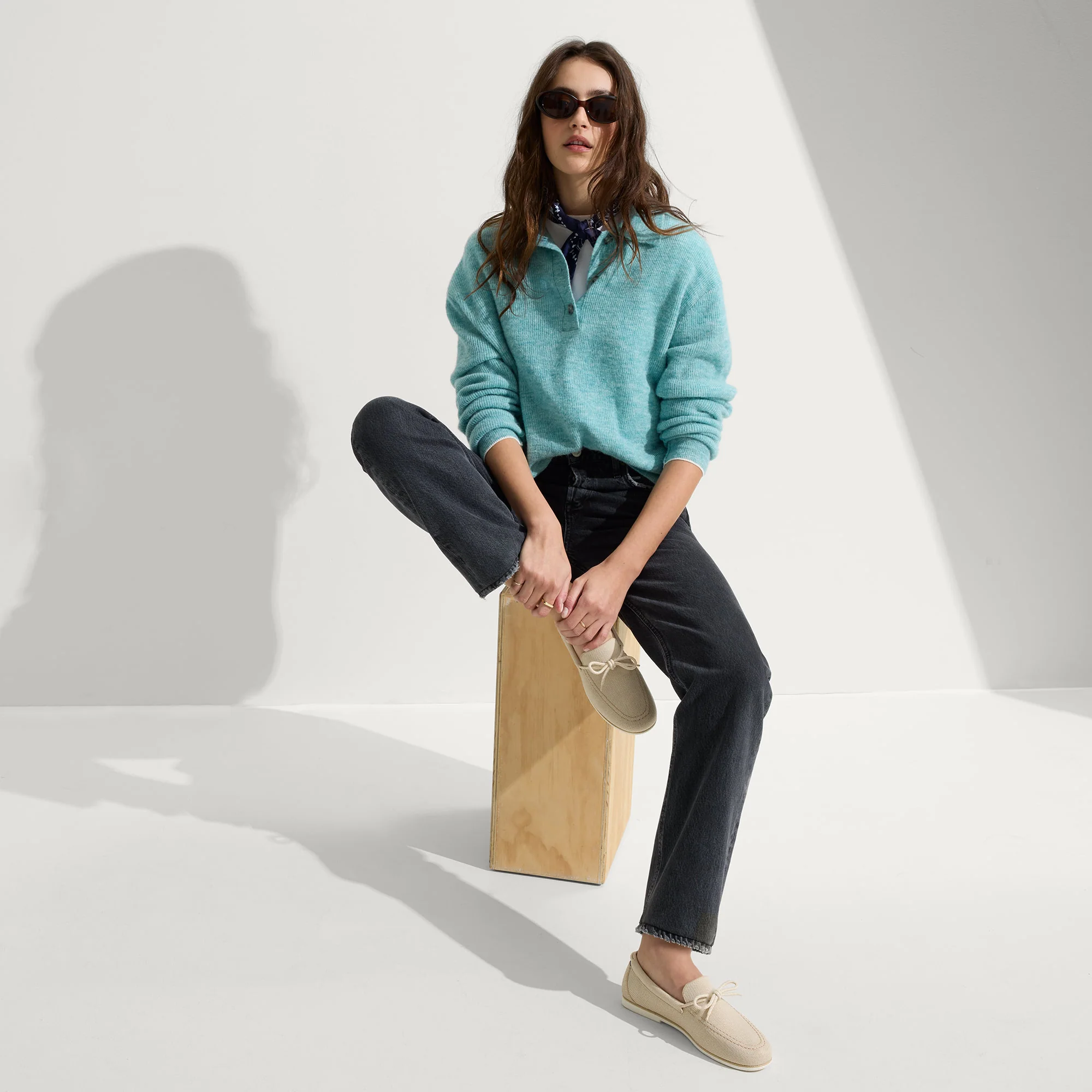 The Boat Shoe - Sea Foam