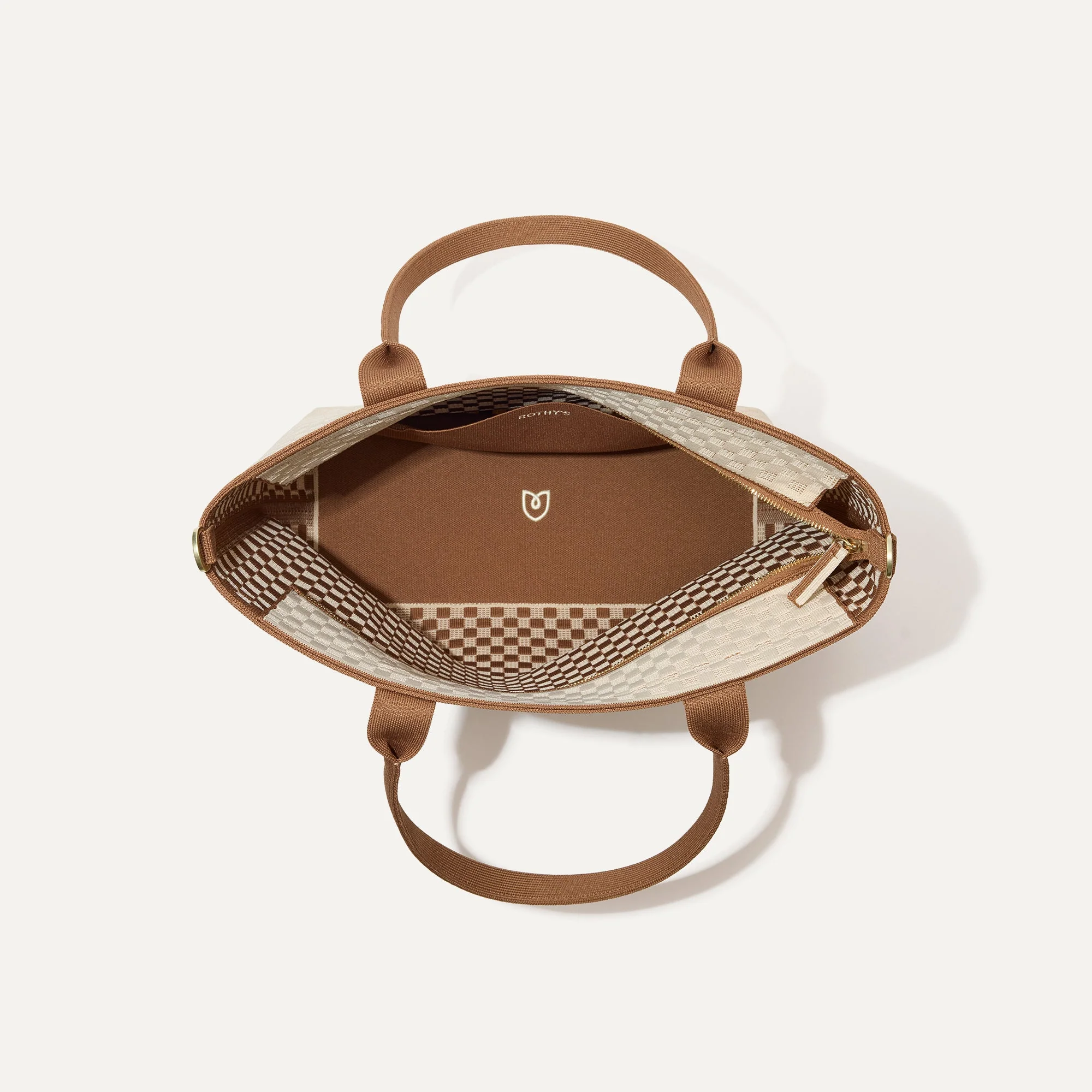 The Lightweight Zip Tote - Vanilla Wafer