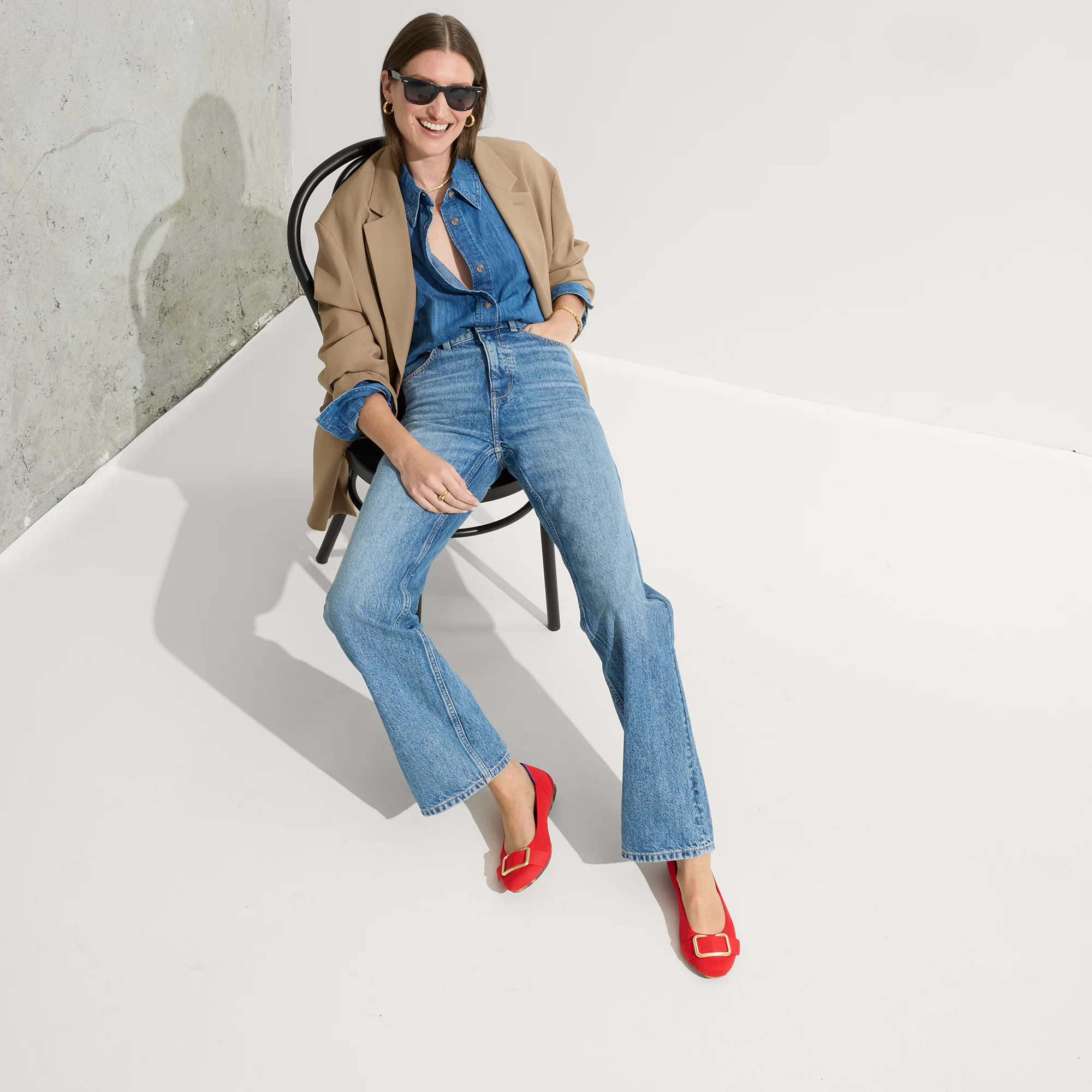 The Emblem Ballet Flat - Cardinal