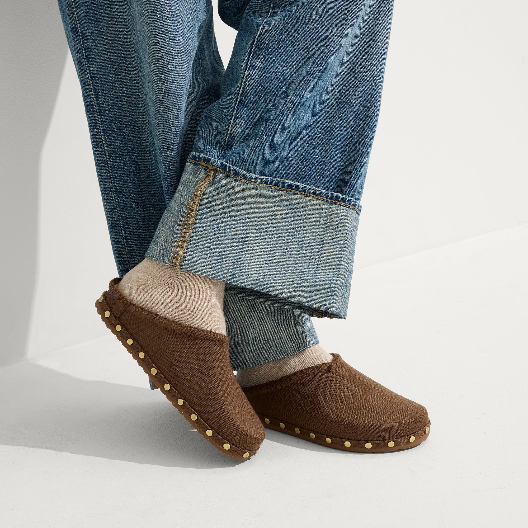 The Casual Clog - Studded Cinnamon