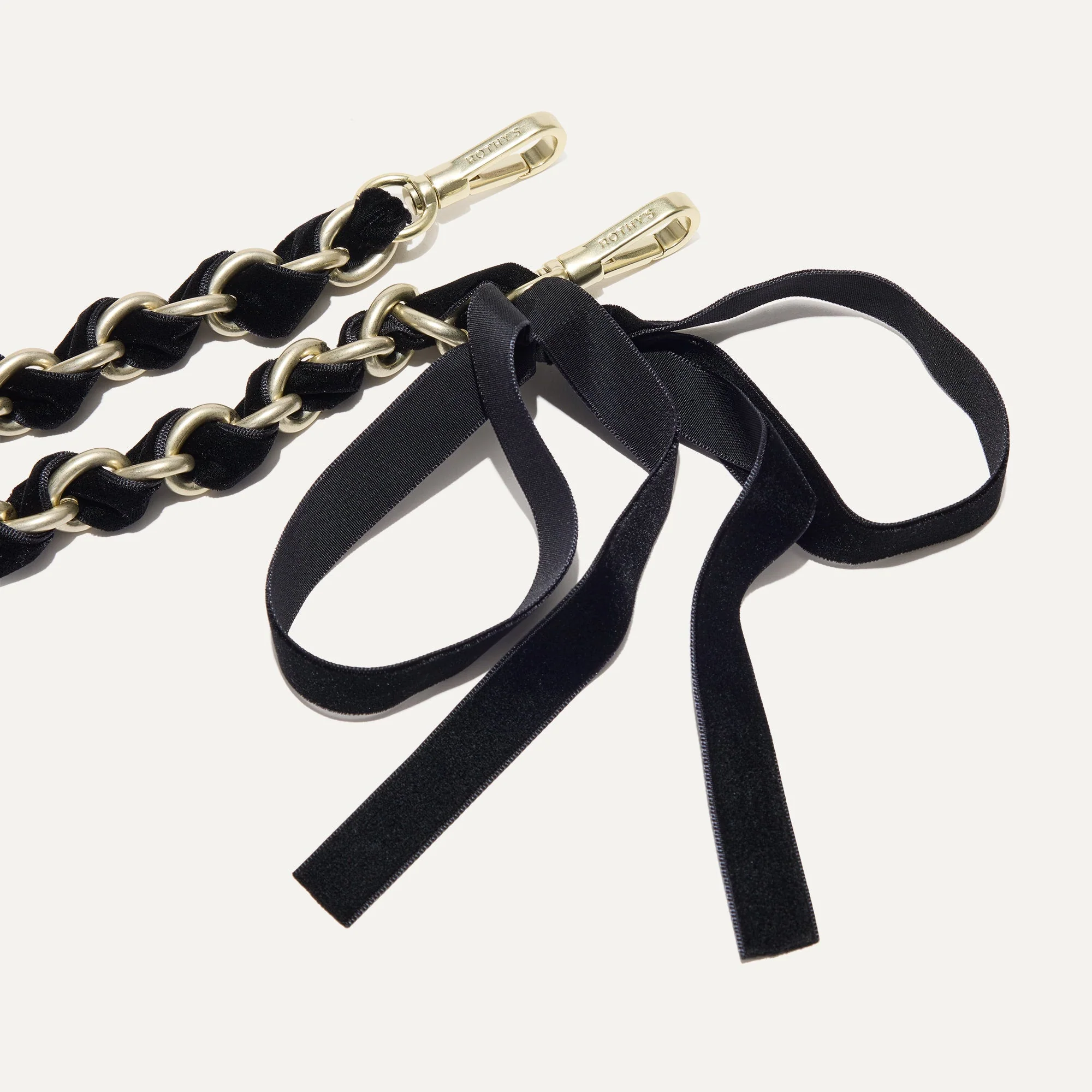 The Shoulder Strap - Velvet Black Chain