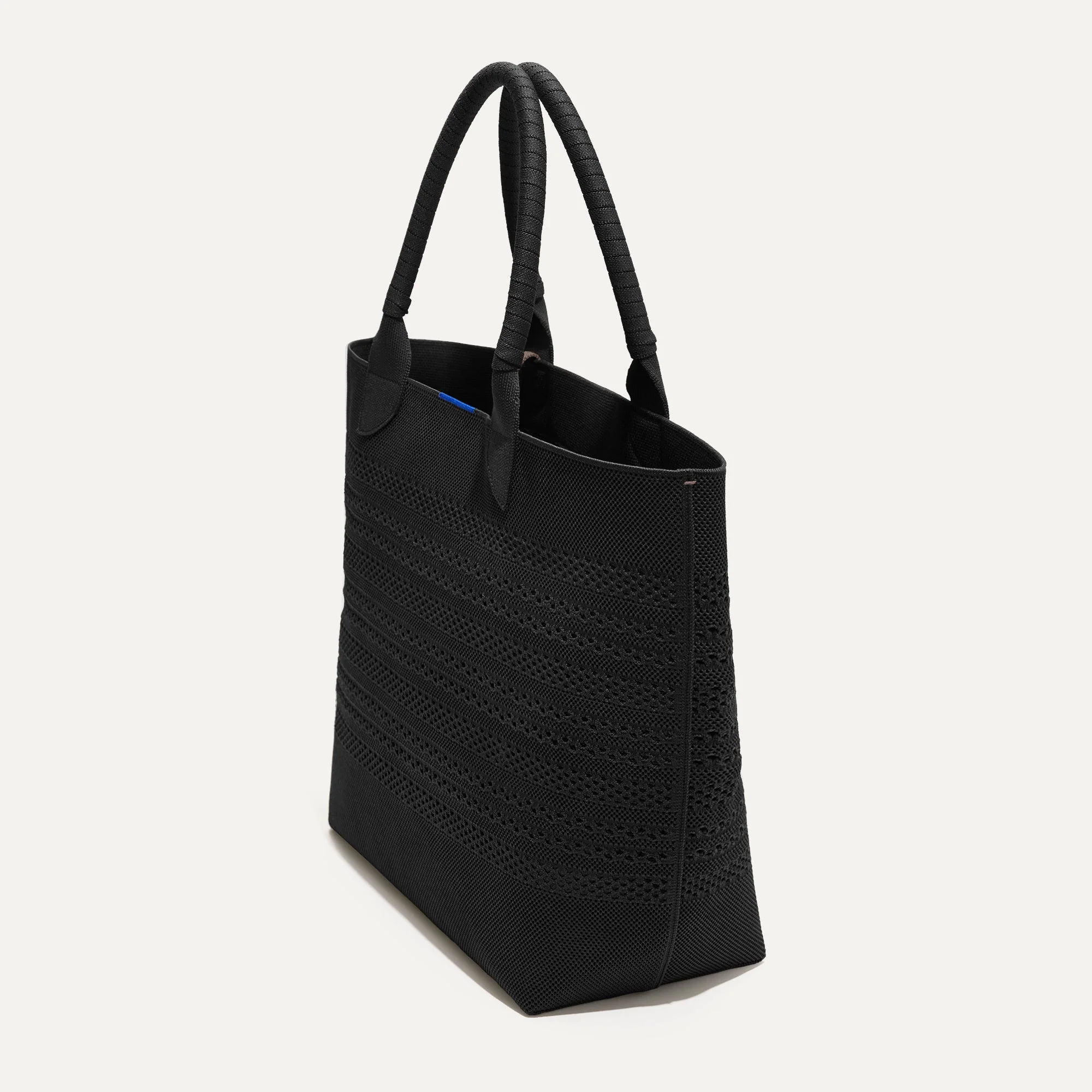 The Lightweight Tote - Black Crochet