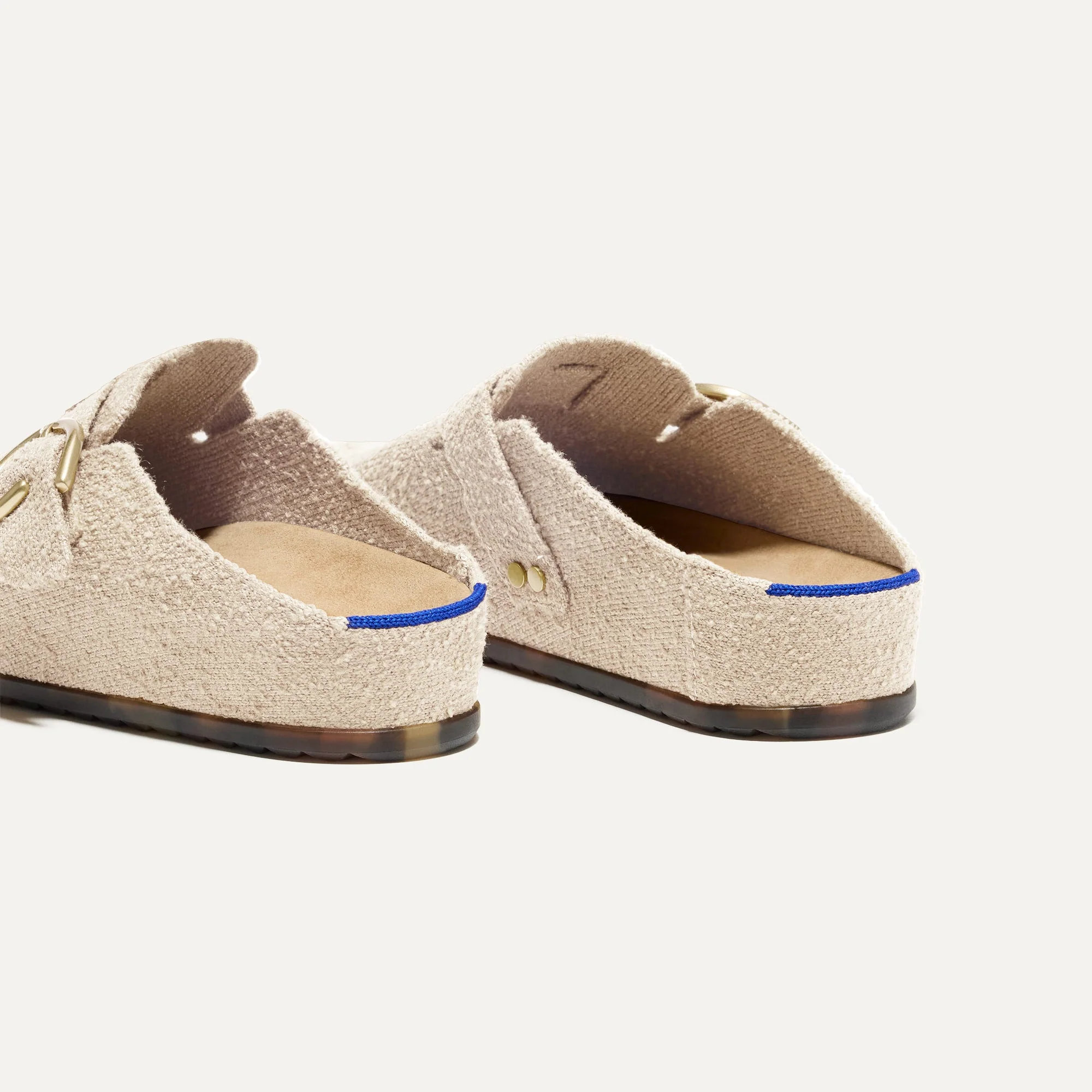 The Buckle Clog - Honeybun Bouclé