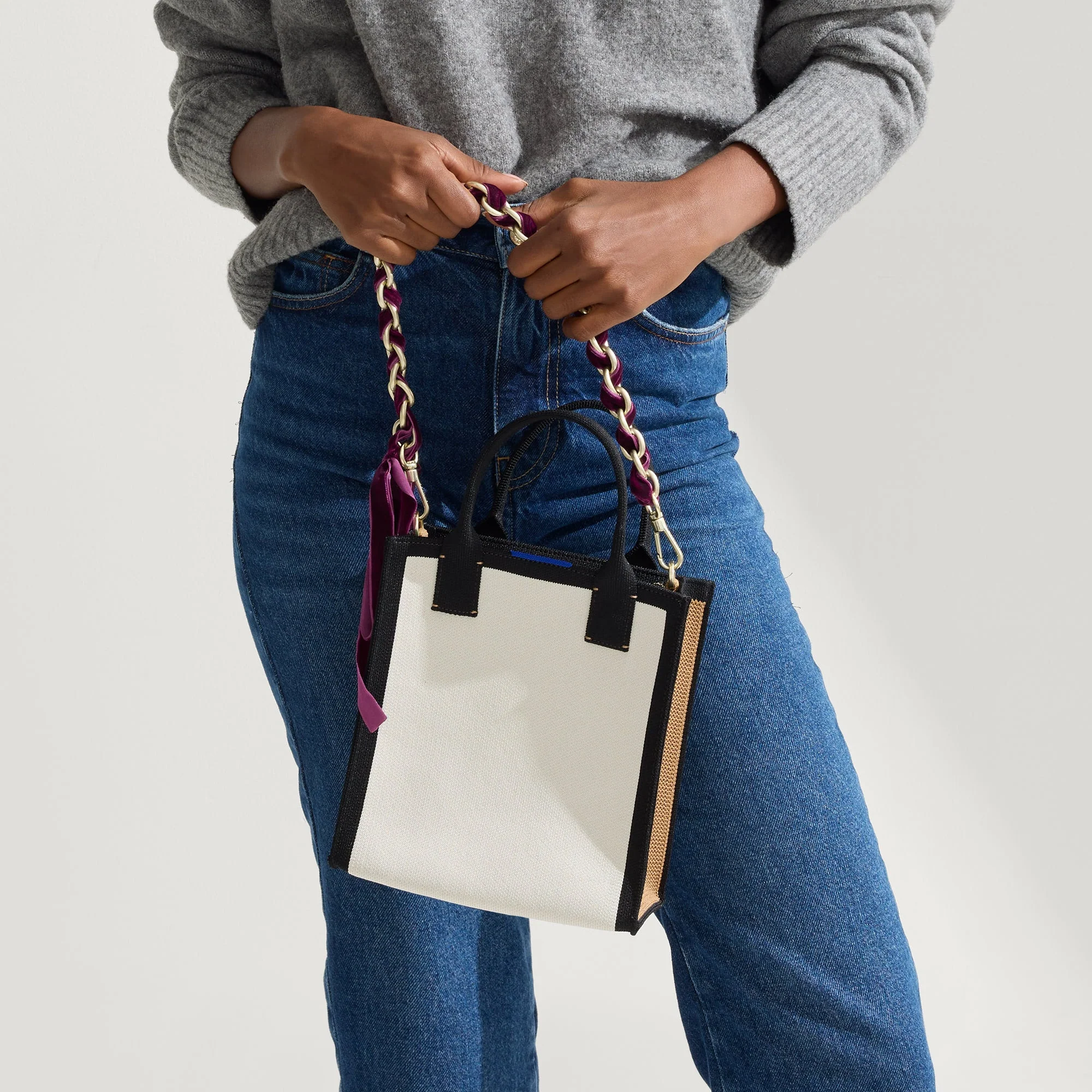 The Shoulder Strap - Velvet Plum Chain