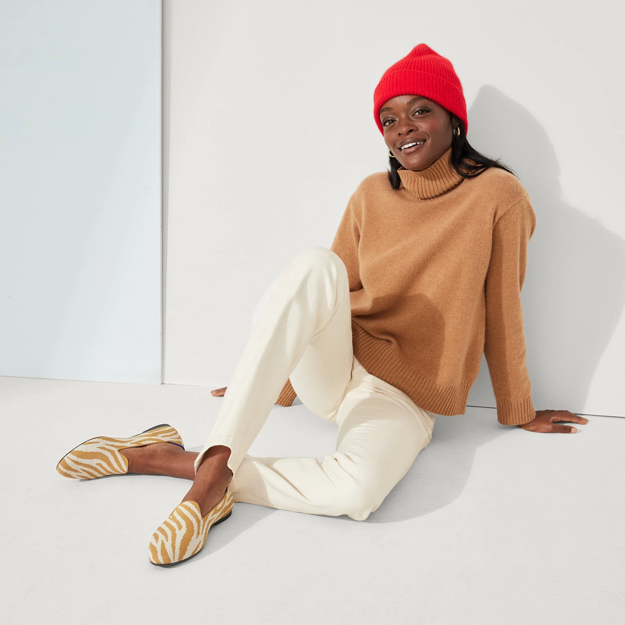 The Almond Loafer - Brown Zebra