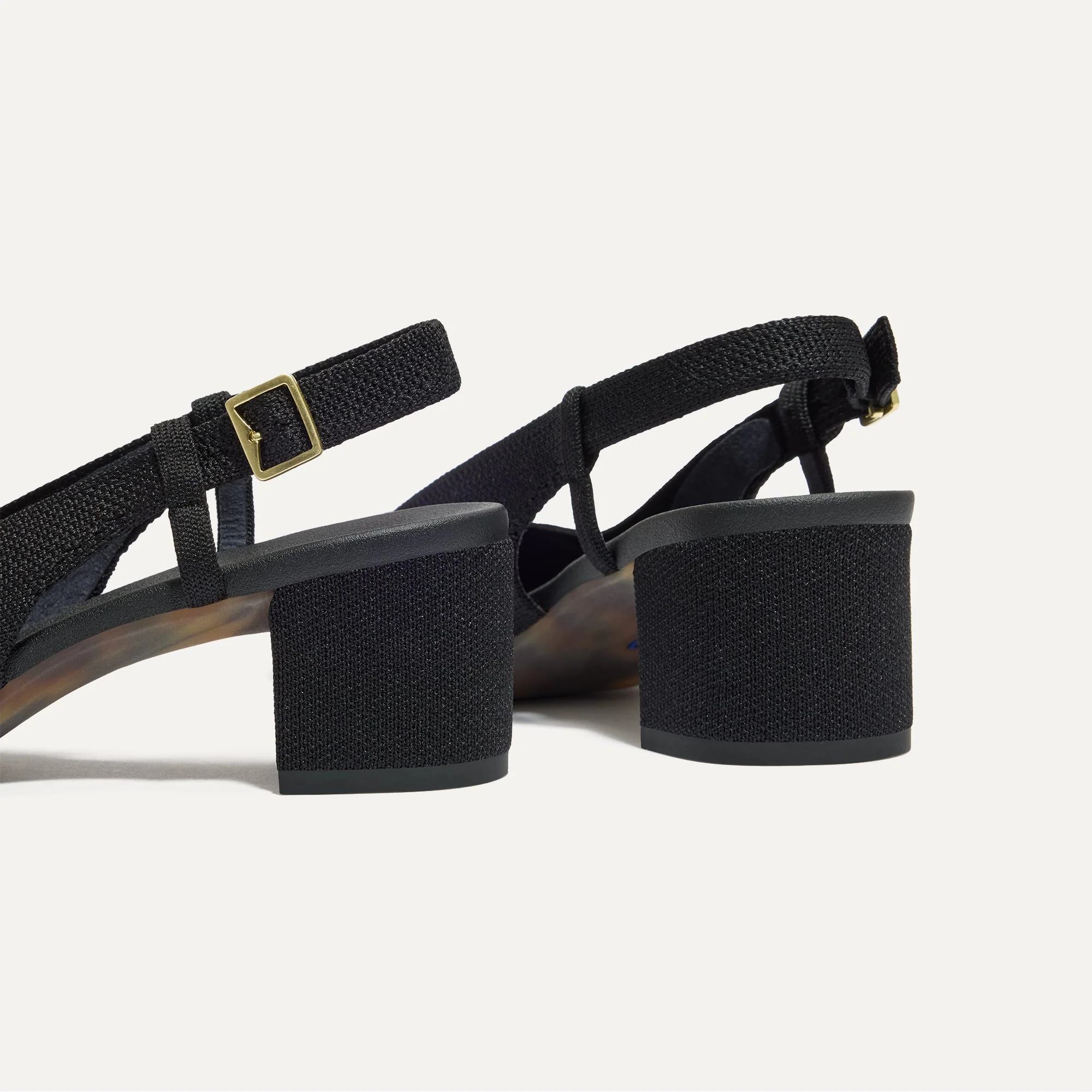 The Heel Ballet Slingback - Black