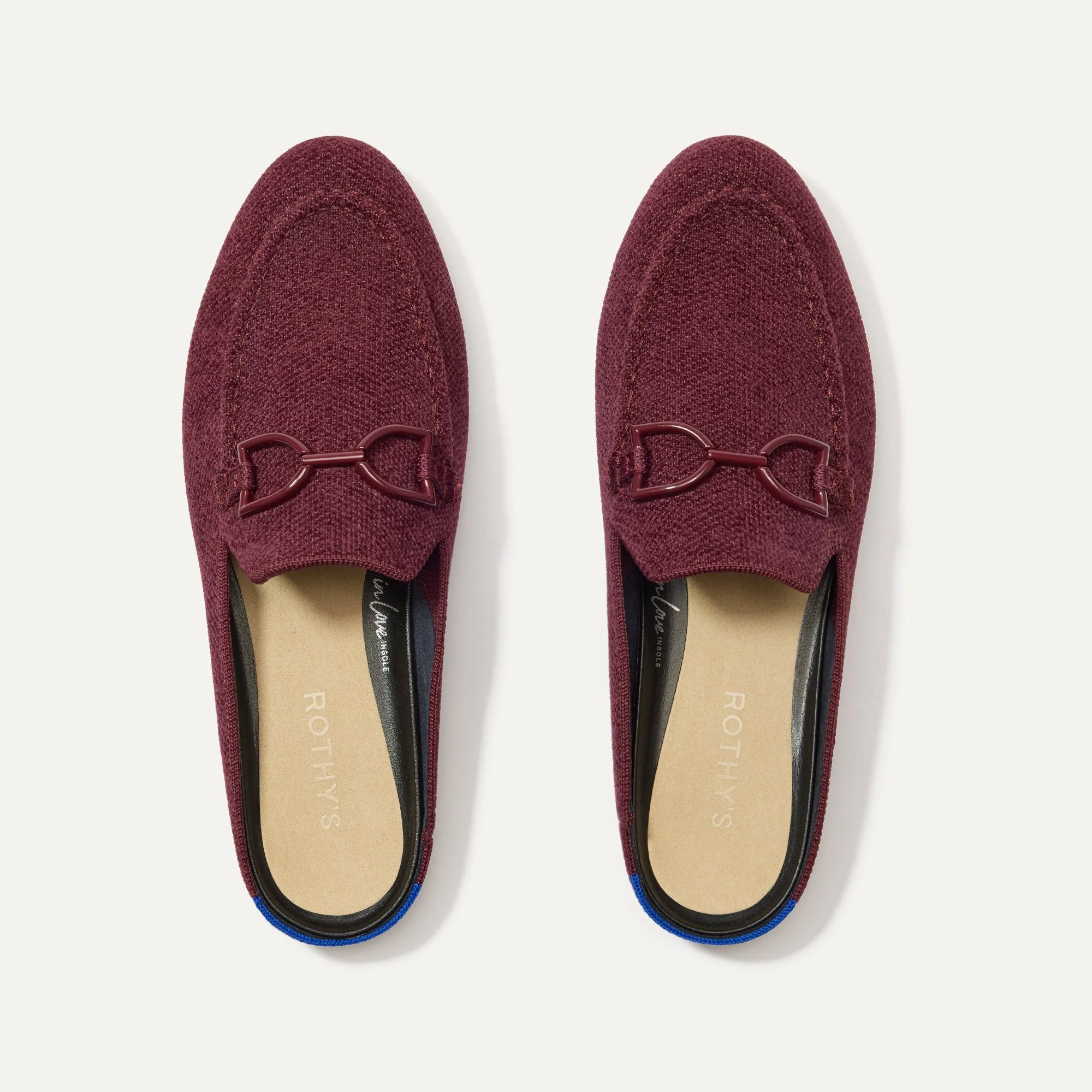 The ReVelvet™ Double Bit Loafer Mule - ReVelvet™ Syrah