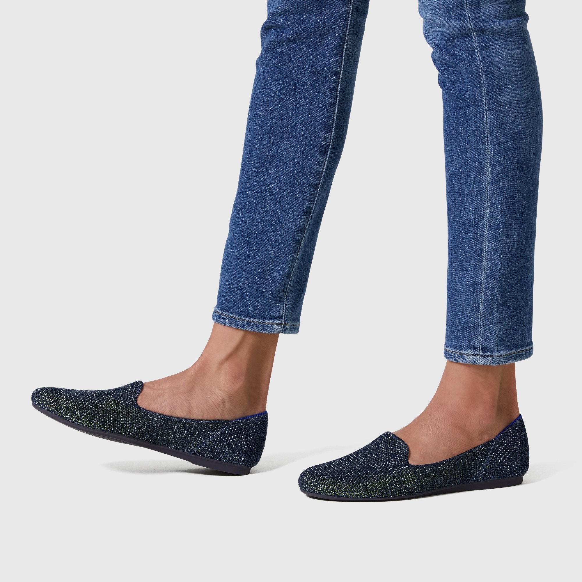 The Loafer - Metallic Lattice Stitch