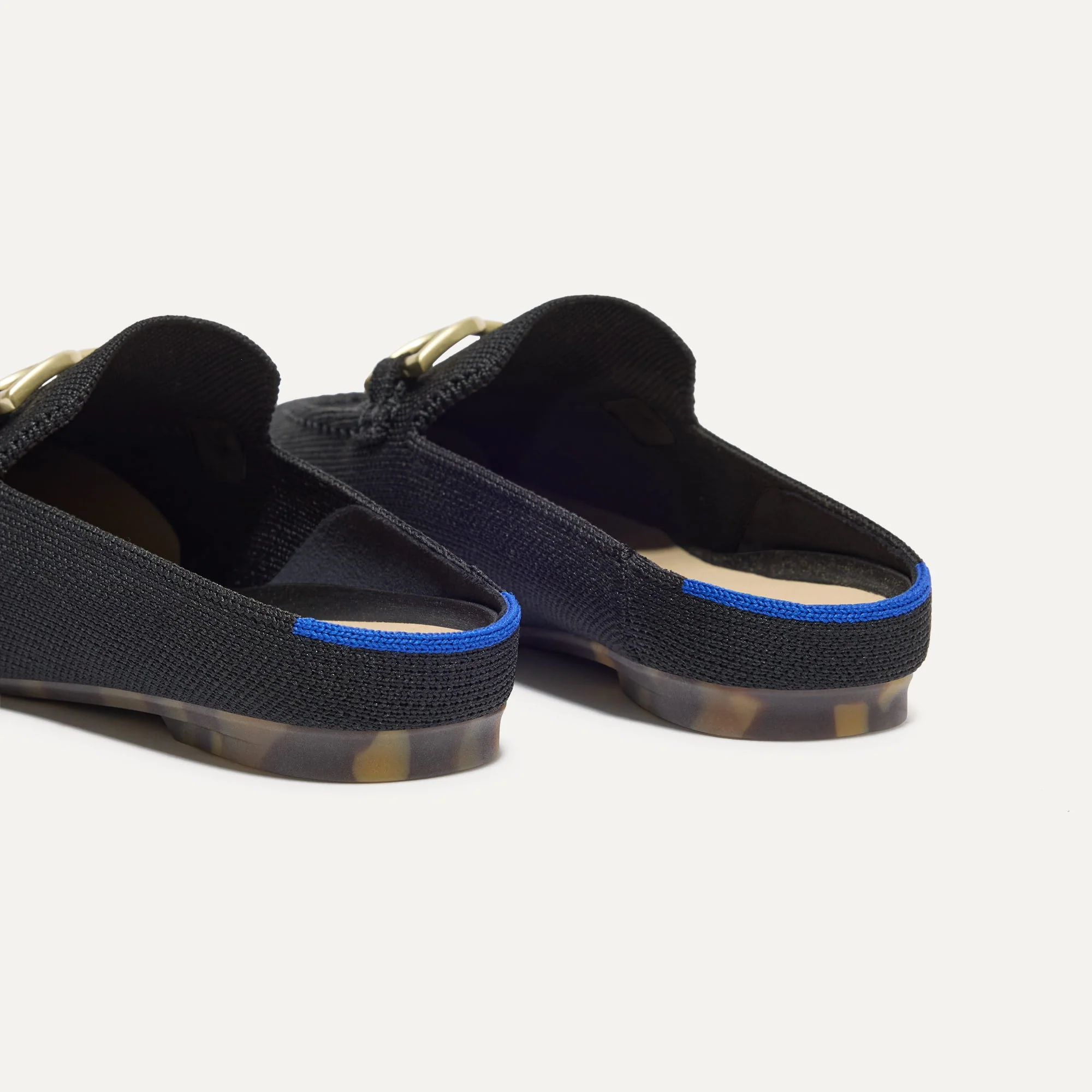 The Double Bit Loafer Mule - Black