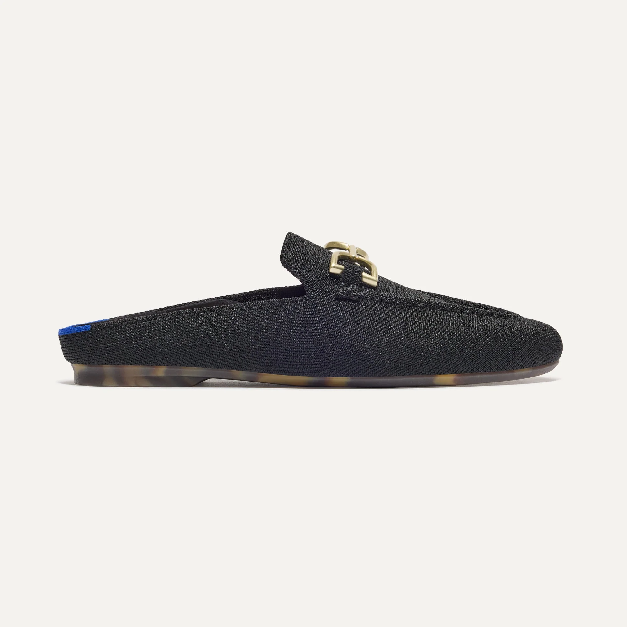 The Double Bit Loafer Mule - Black