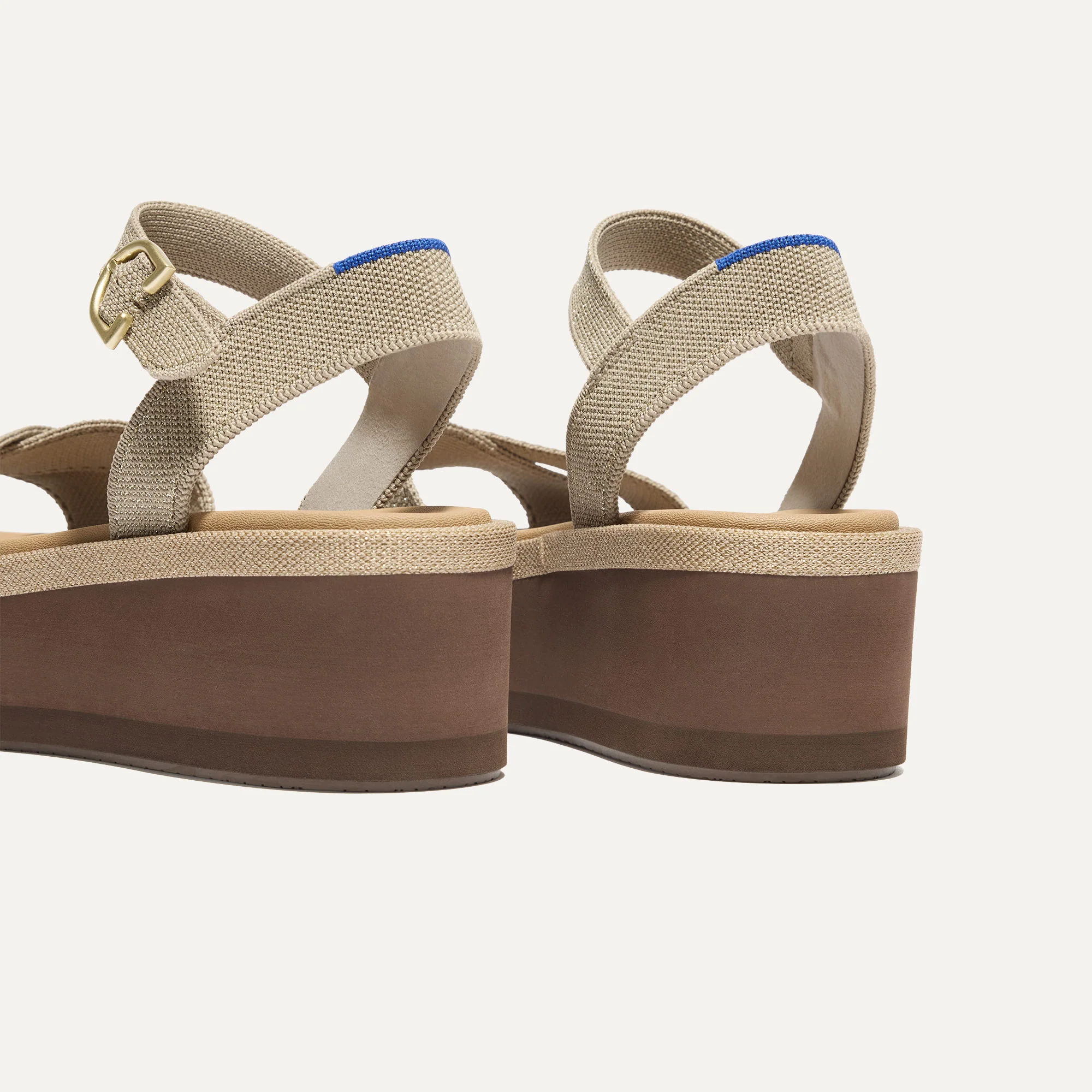 The Criss–Cross Lightweight Wedge Sandal - Aurora