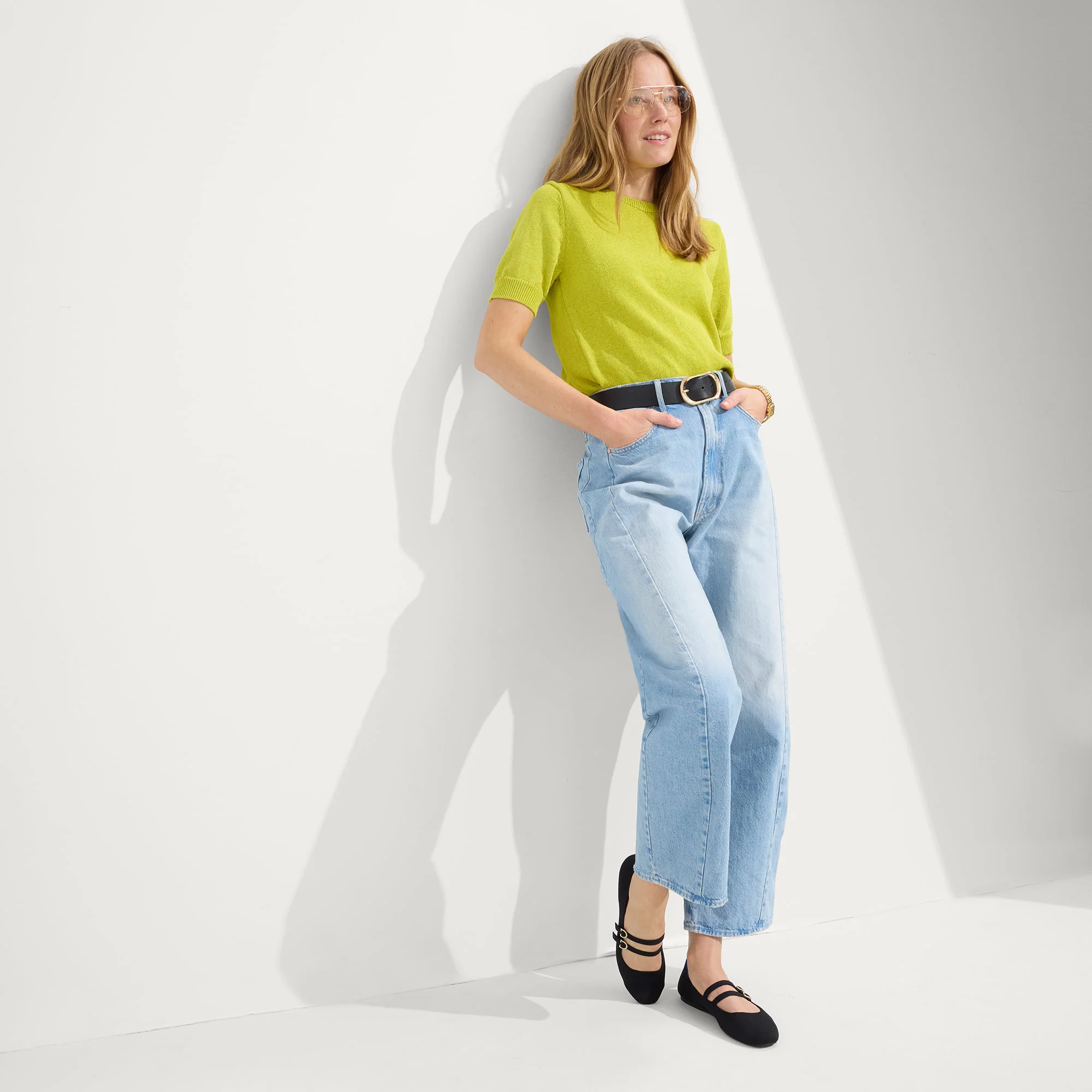 The Double Buckle Mary Jane - Black