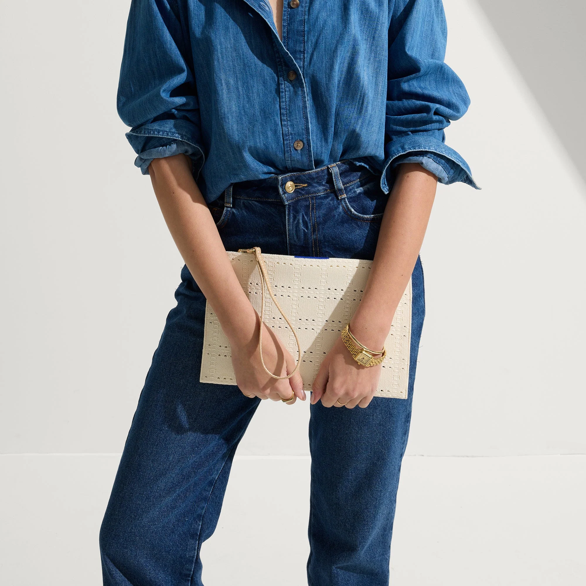 The Wristlet - Ivory Perf