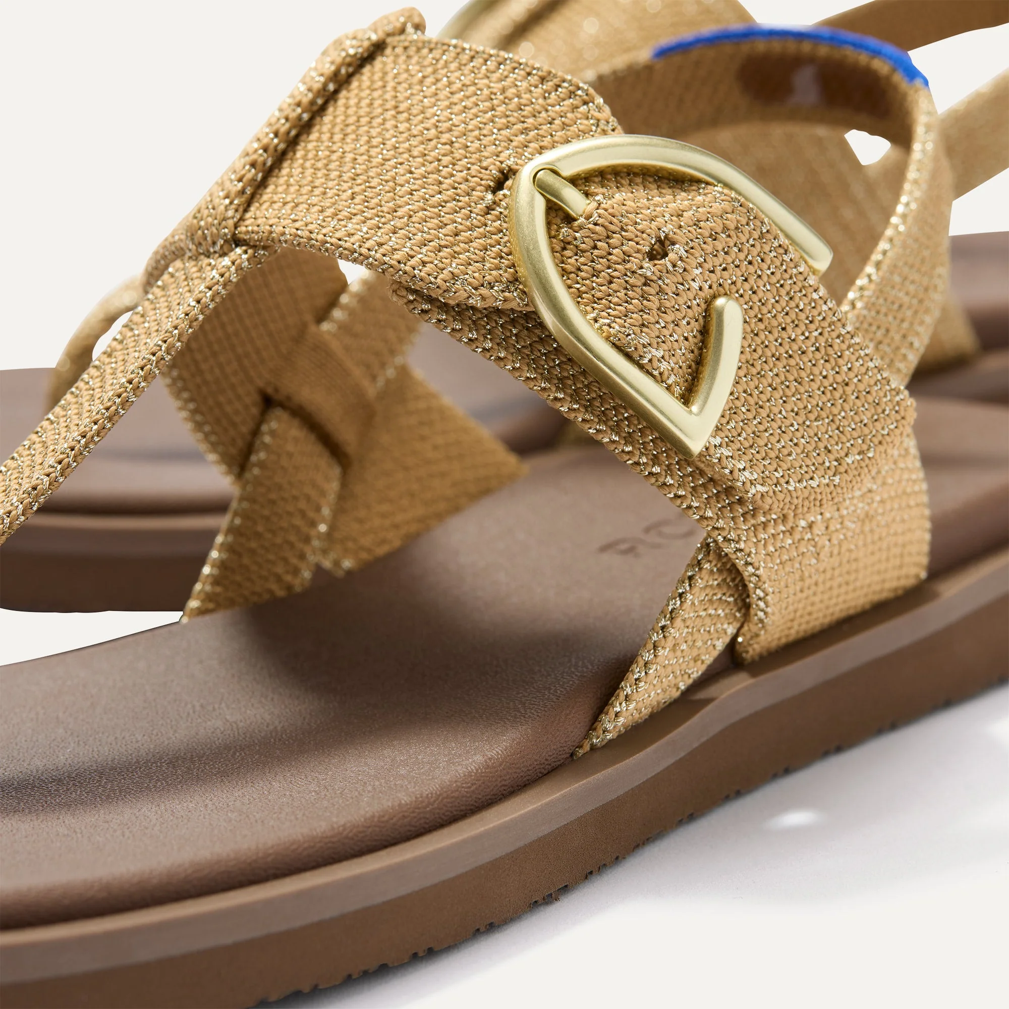 The T–Strap Sandal - Golden Sun