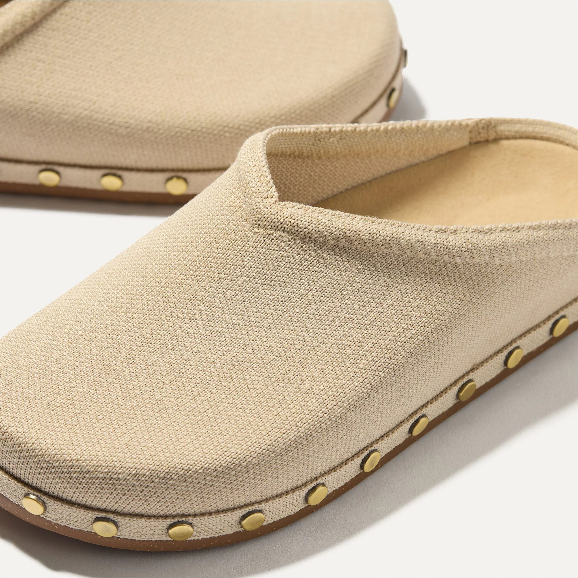 The Casual Clog - Studded Taupe