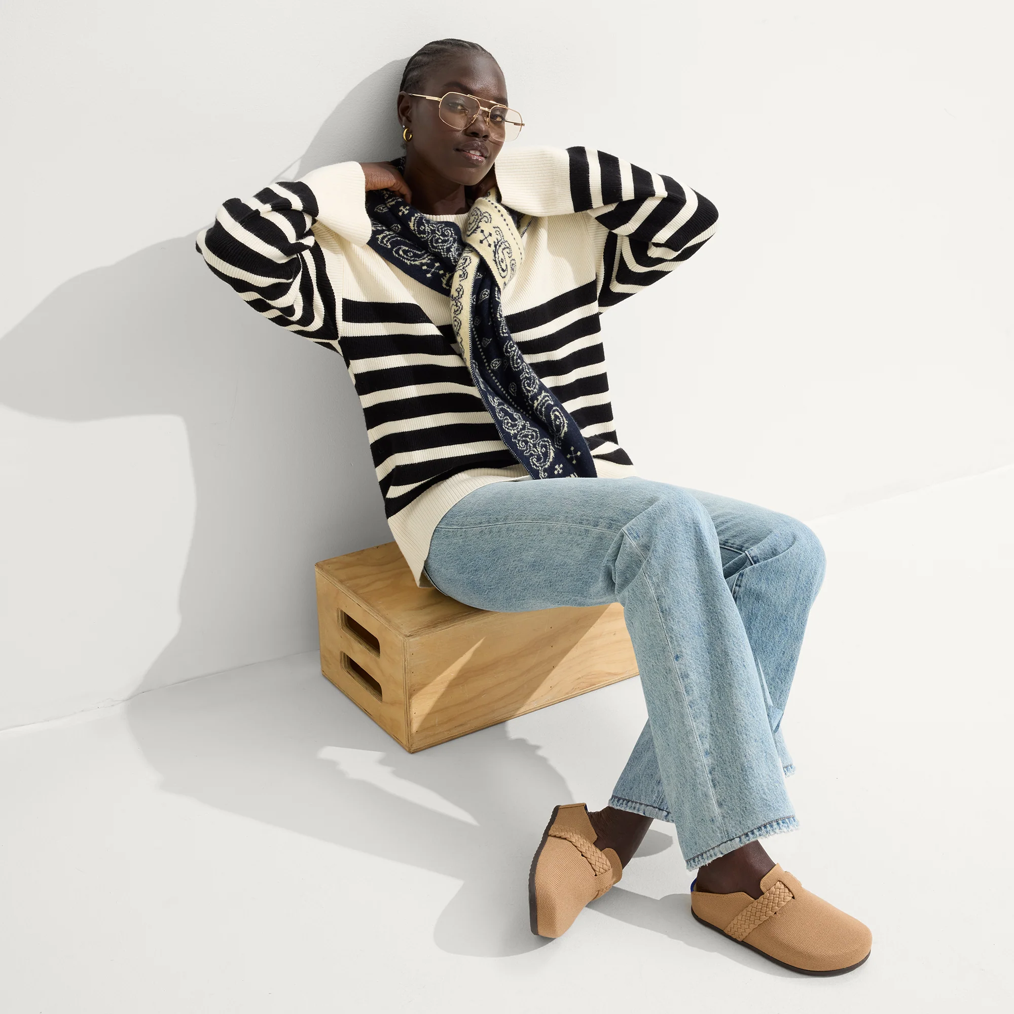 The Braid Clog - Butternut