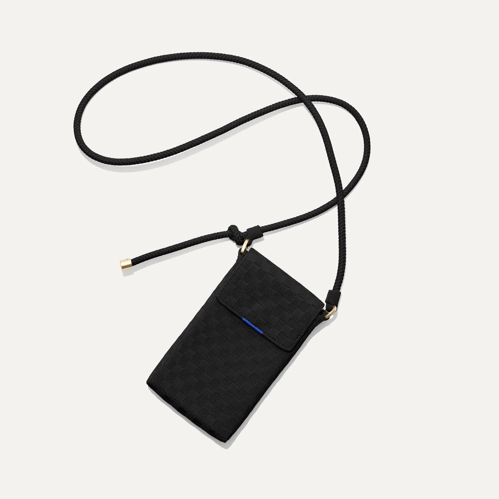 The Phone Crossbody - Black Sand