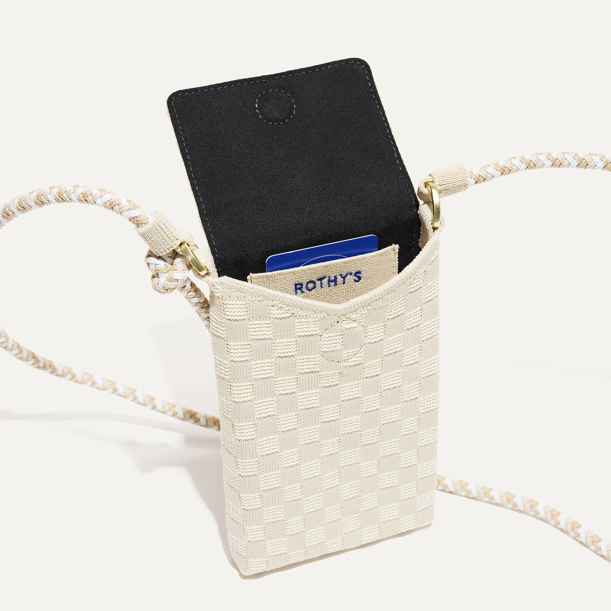 The Phone Crossbody - White Sand