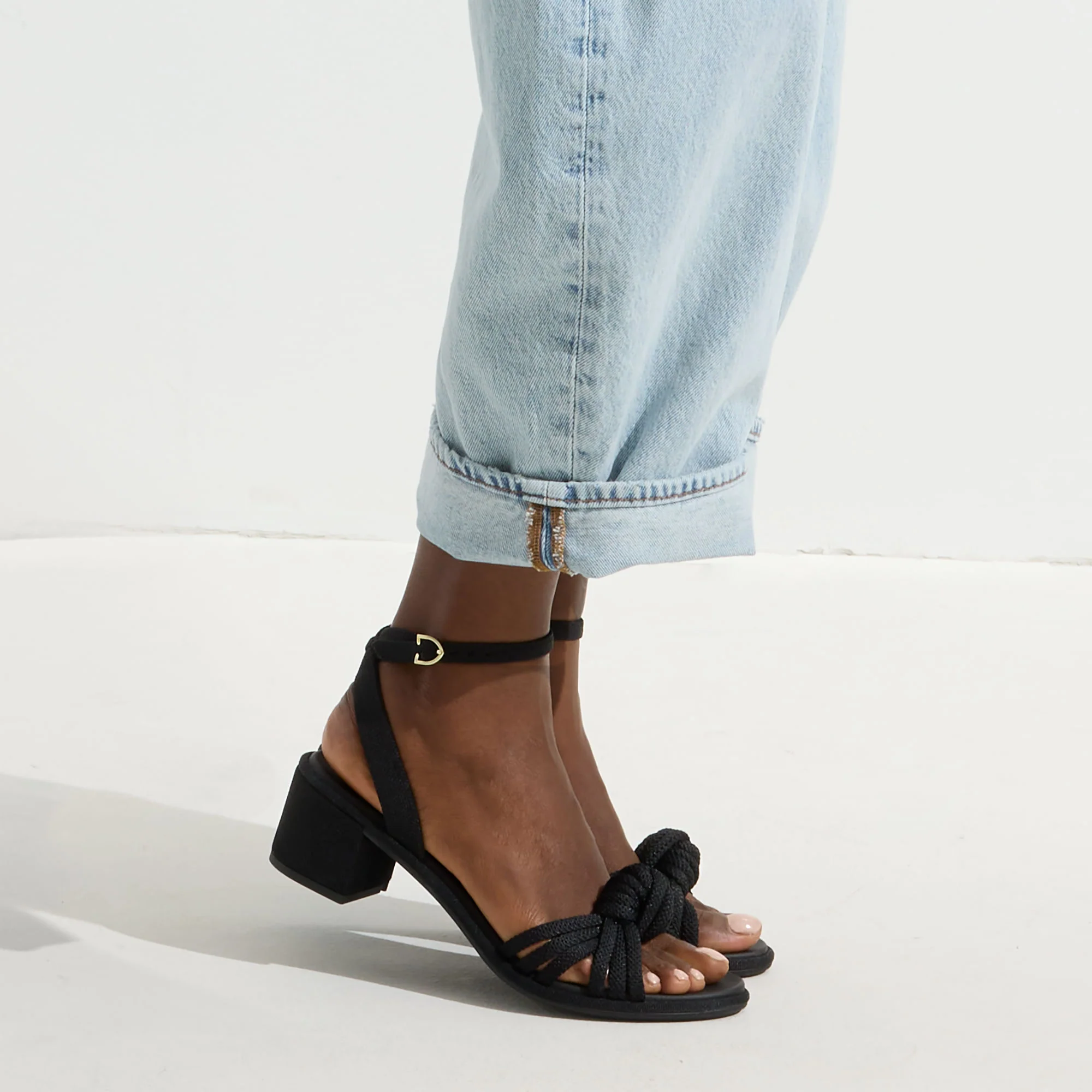 The Knot Sandal - Black