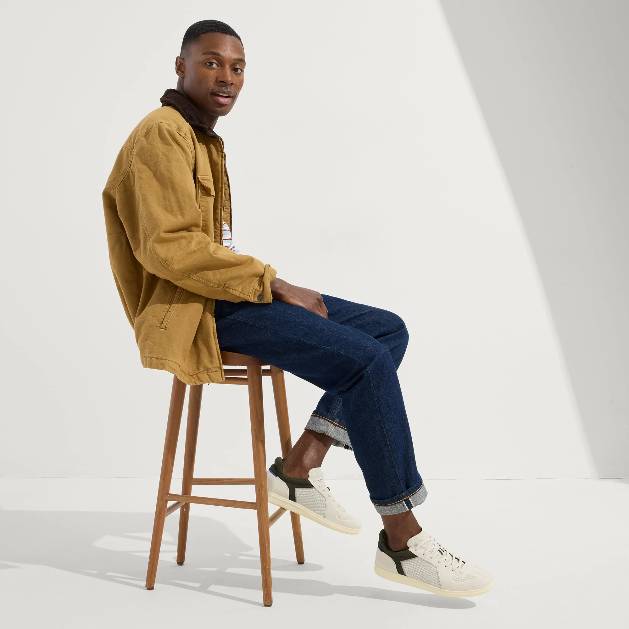 The RS01 Sneaker - Moss Green