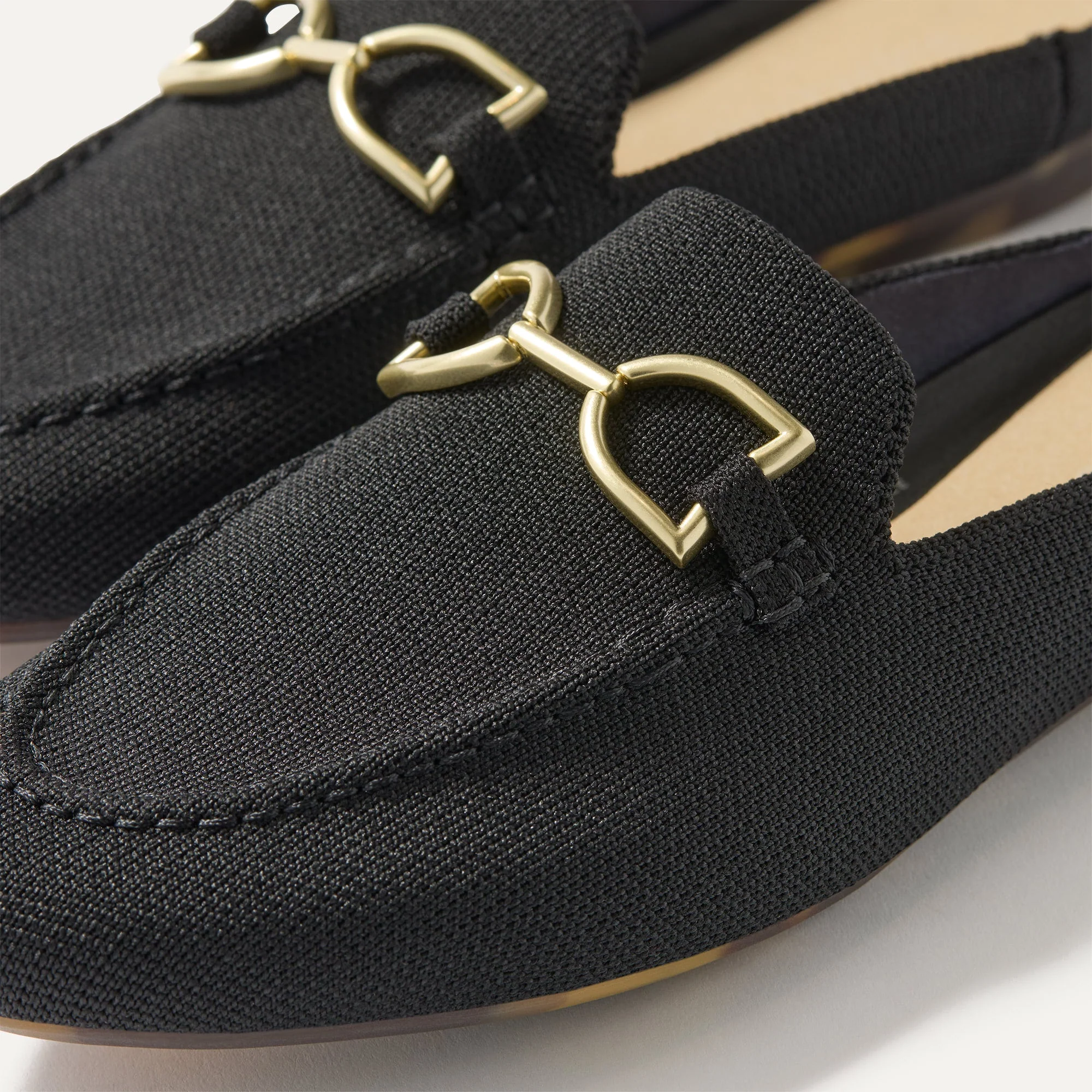 The Double Bit Loafer Mule - Black