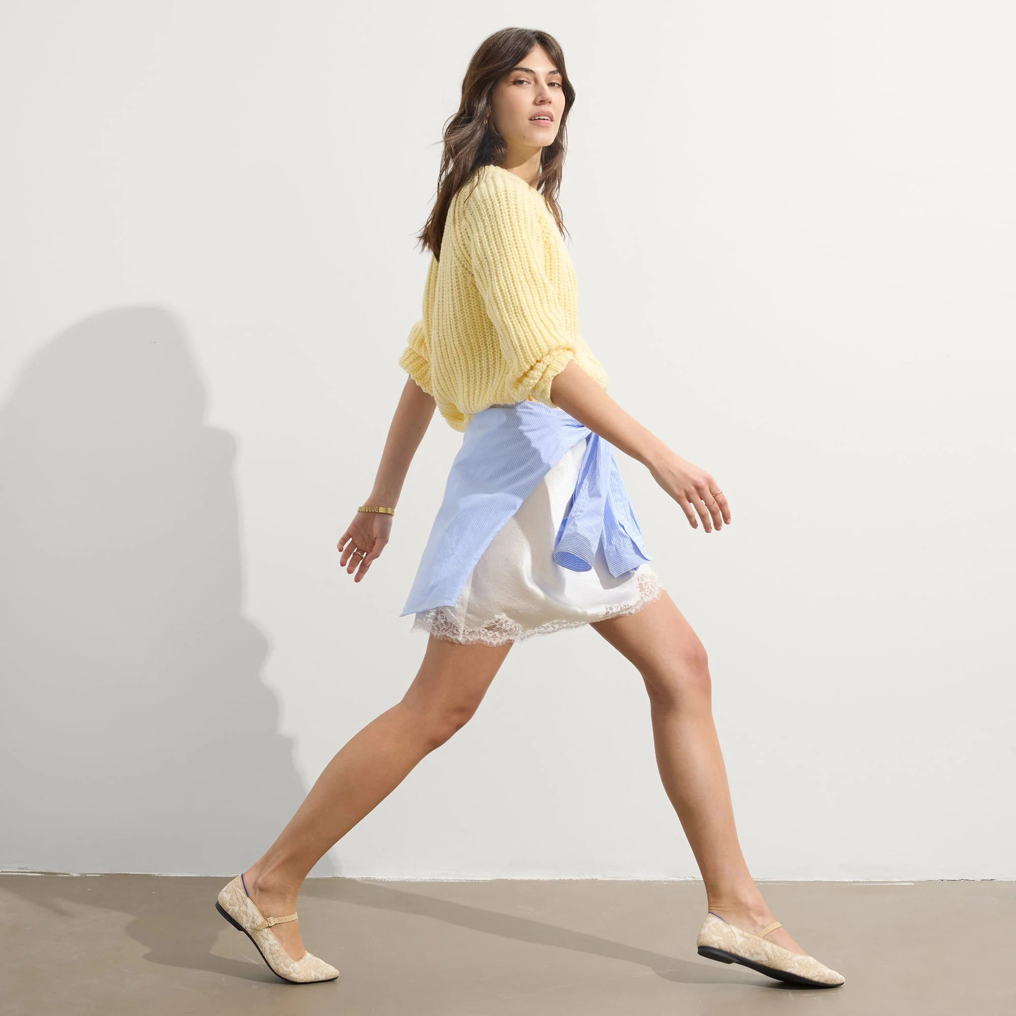 The Point Mary Jane II - White Chantilly