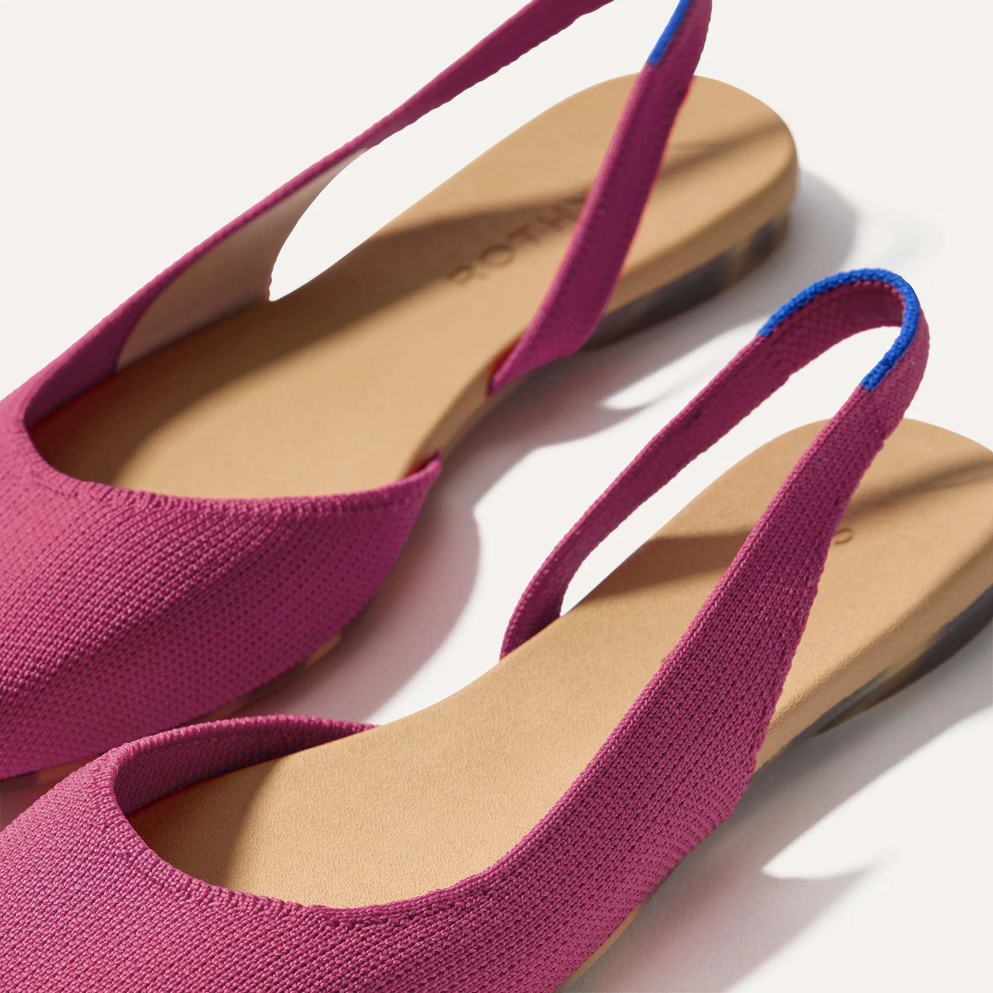 The Almond Slingback - Hibiscus