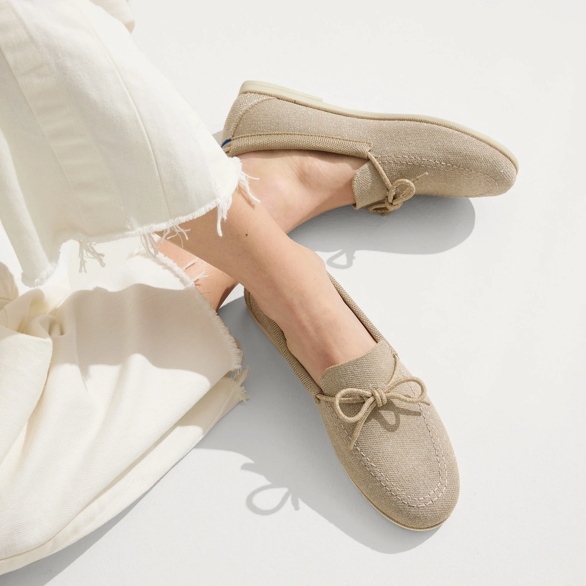 The Boat Shoe - Shimmery Sand