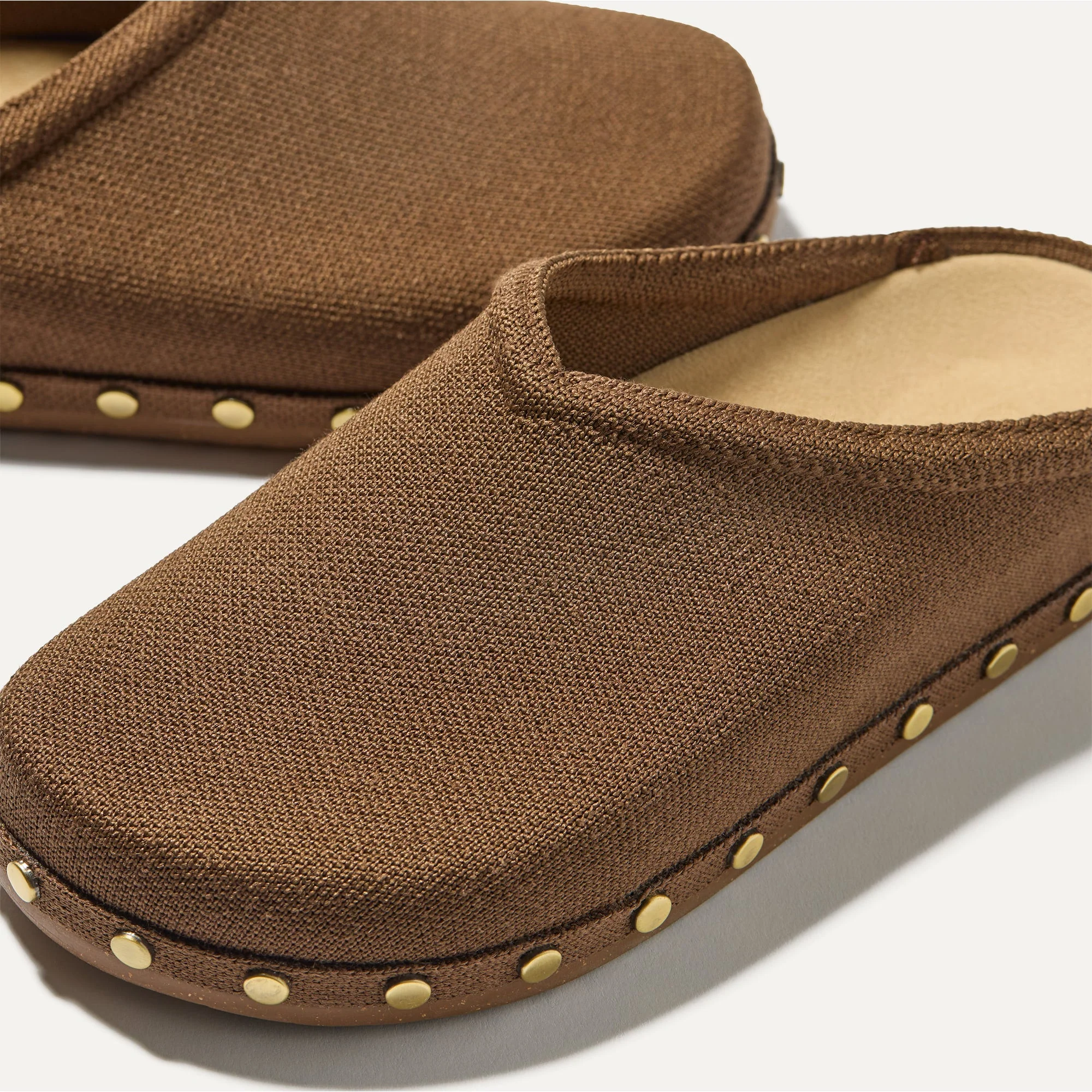 The Casual Clog - Studded Cinnamon
