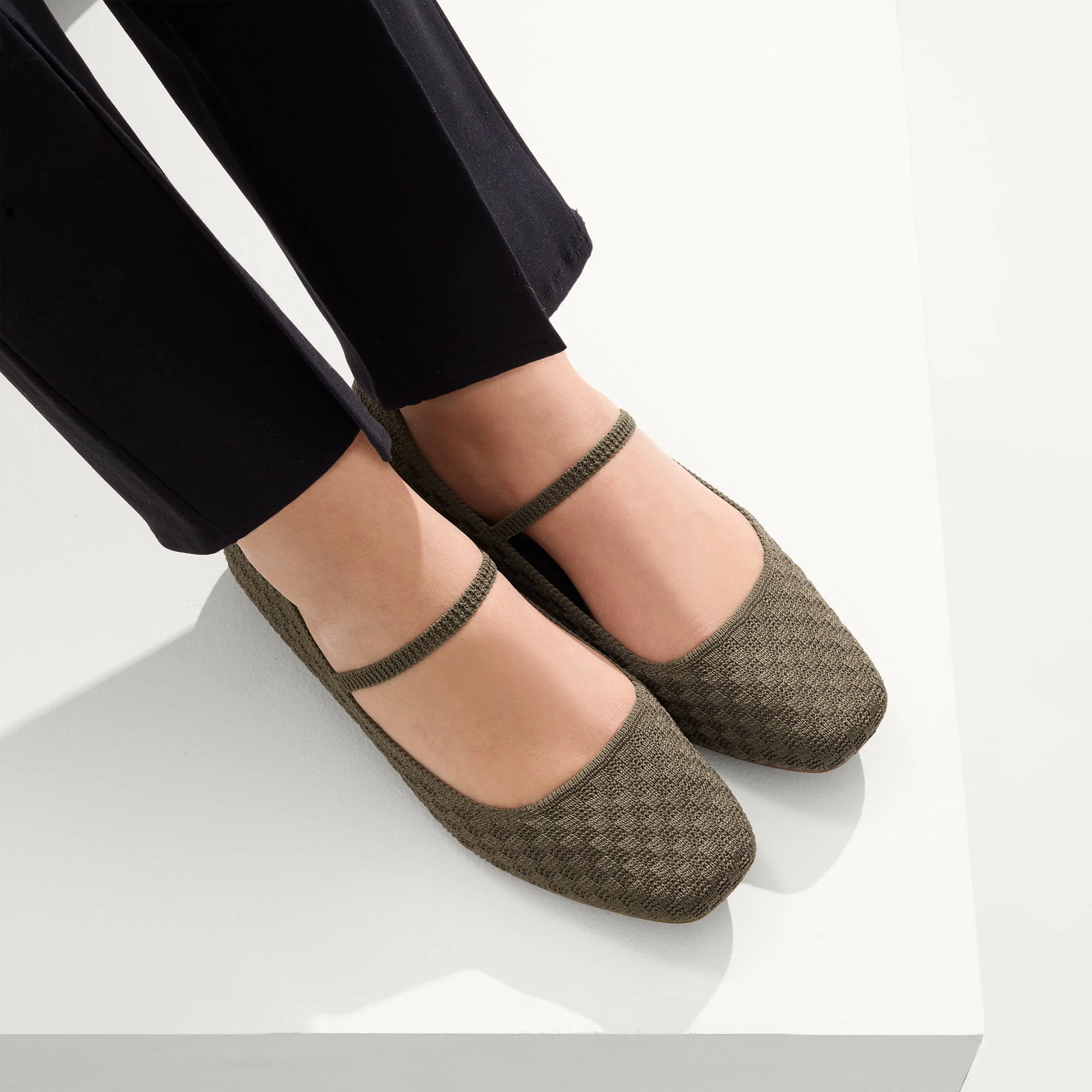 The Max Square Mary Jane - Safari Basketweave