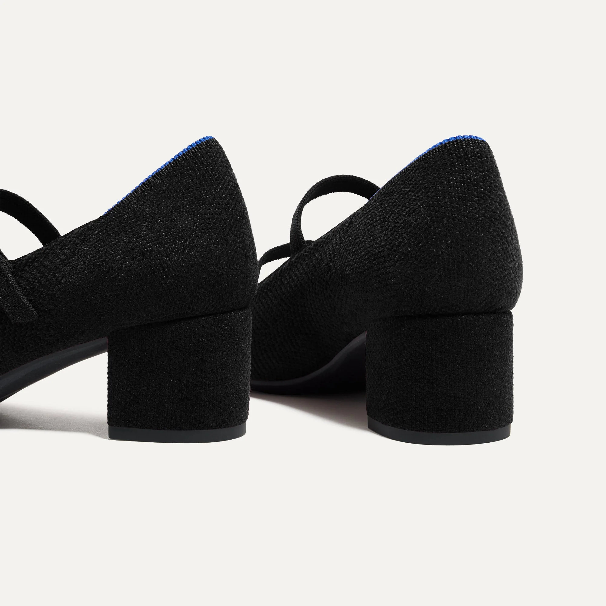 The ReVelvet™ Double Buckle Mary Jane Heel - ReVelvet™ Black