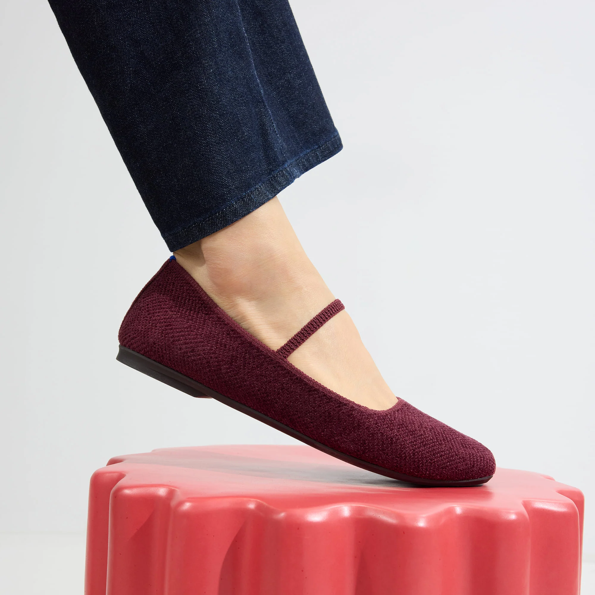 The ReVelvet™ Max Square Mary Jane - ReVelvet™ Syrah