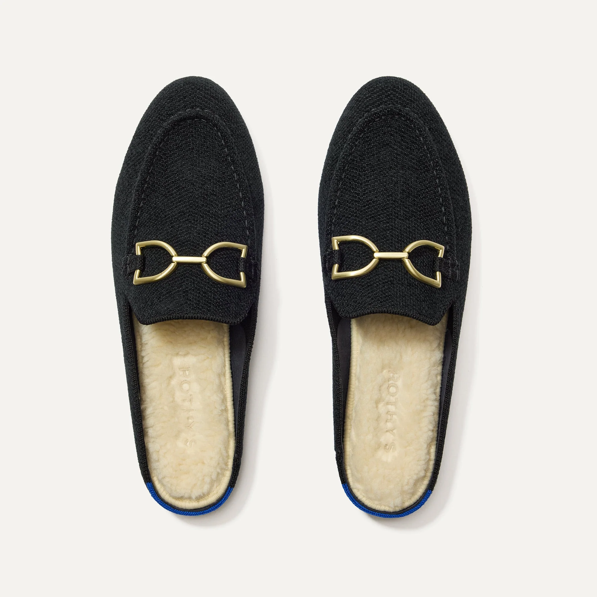 The ReVelvet™ Cozy Bit Loafer Mule - ReVelvet™ Black