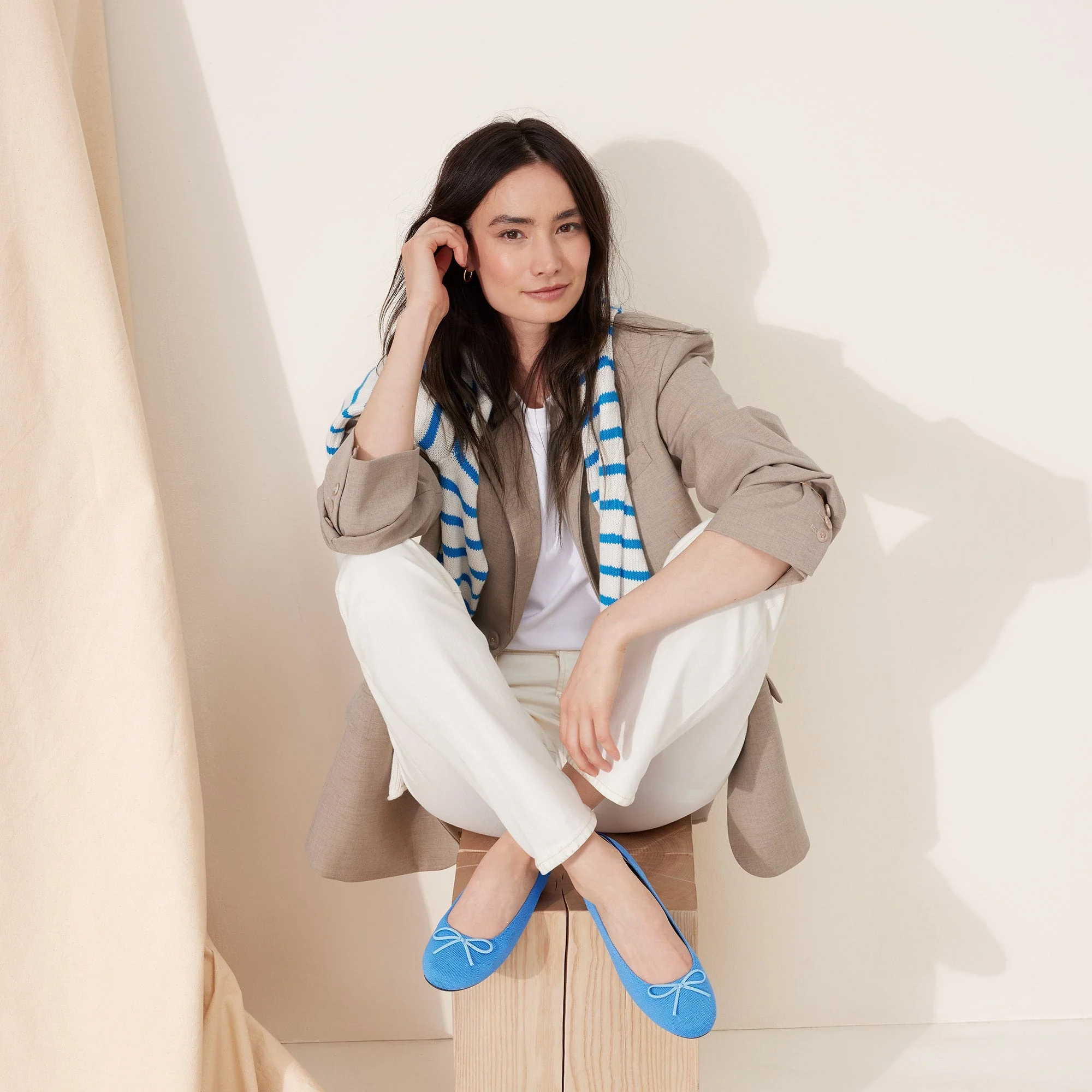 The Ballet Flat - Cerulean