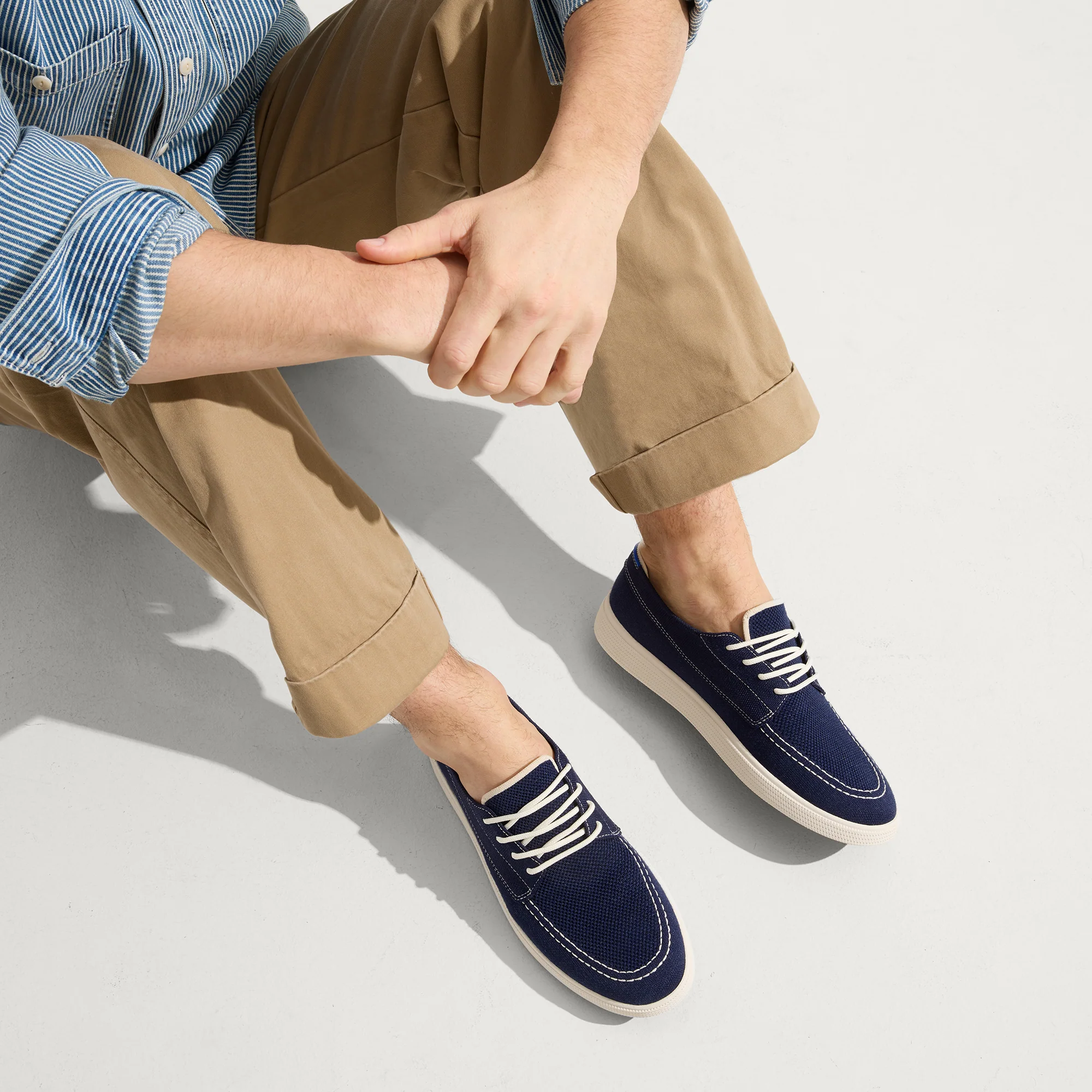 The Ravello Boat Shoe - Nautical Navy