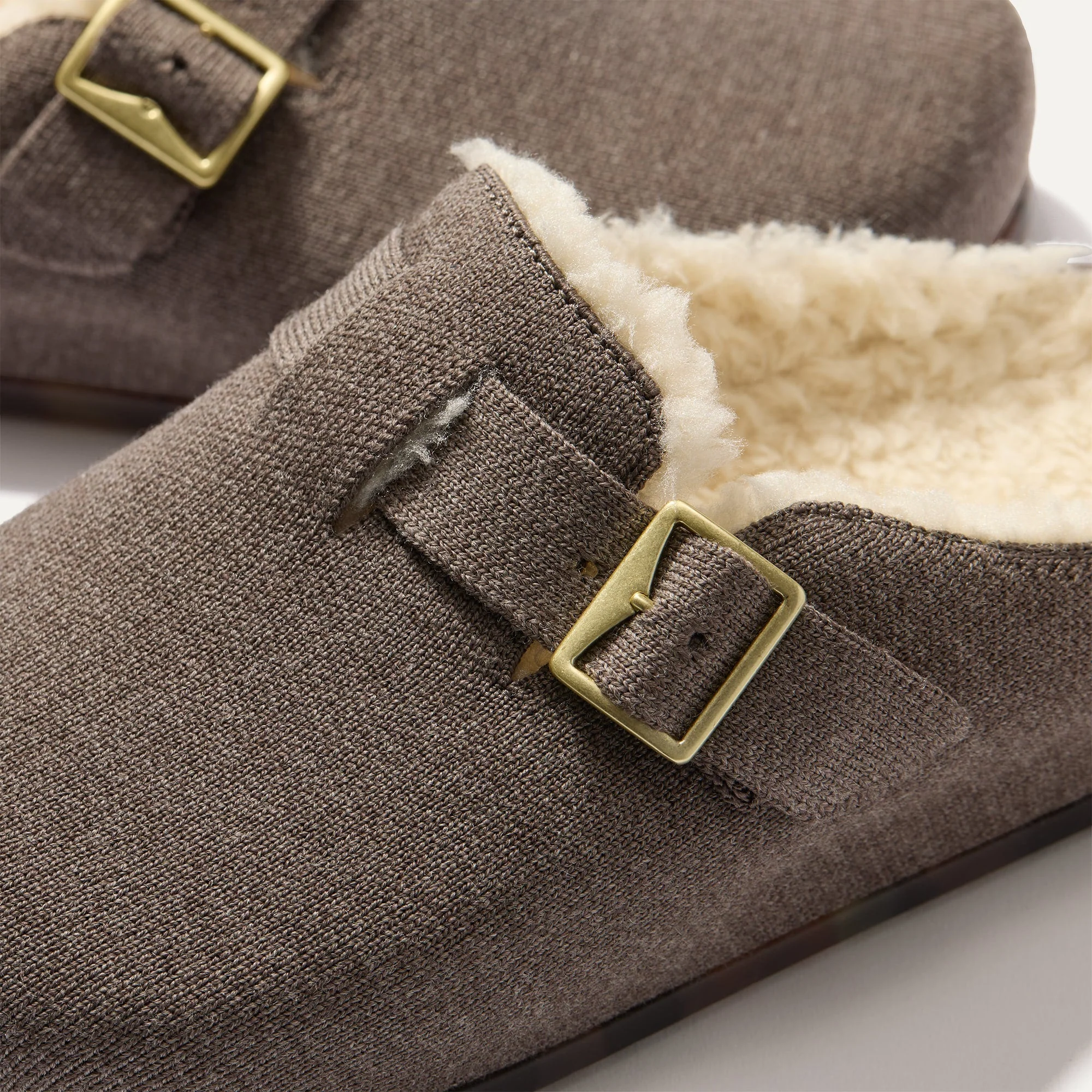 The Cozy Buckle Clog - Porcini