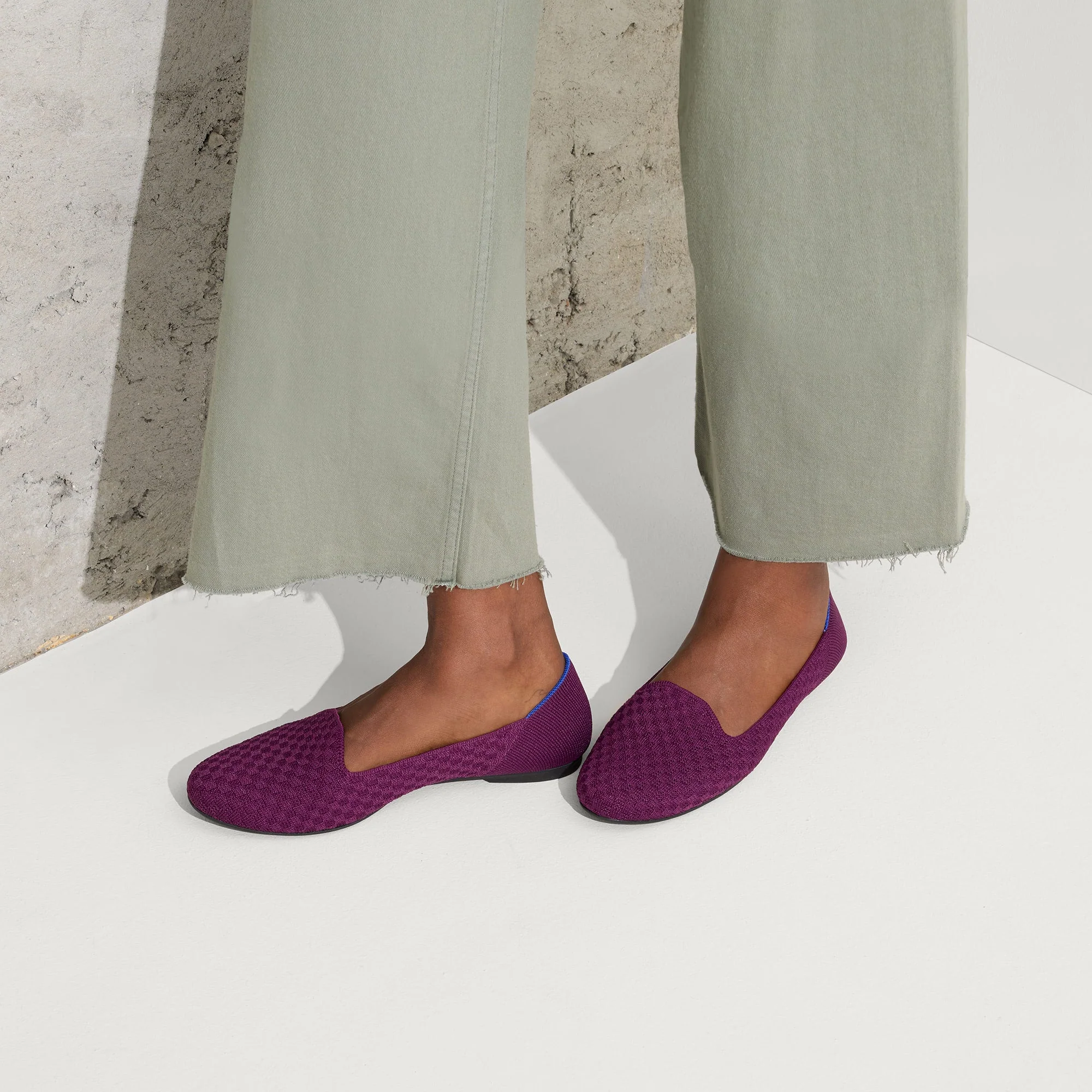 The Lounge Loafer - Plum Basketweave