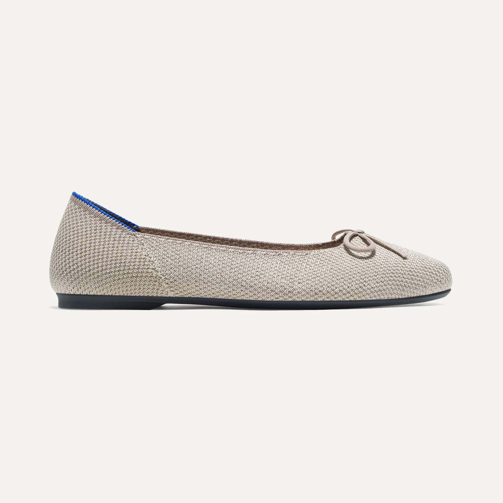 The Ballet Flat - Platinum Metallic