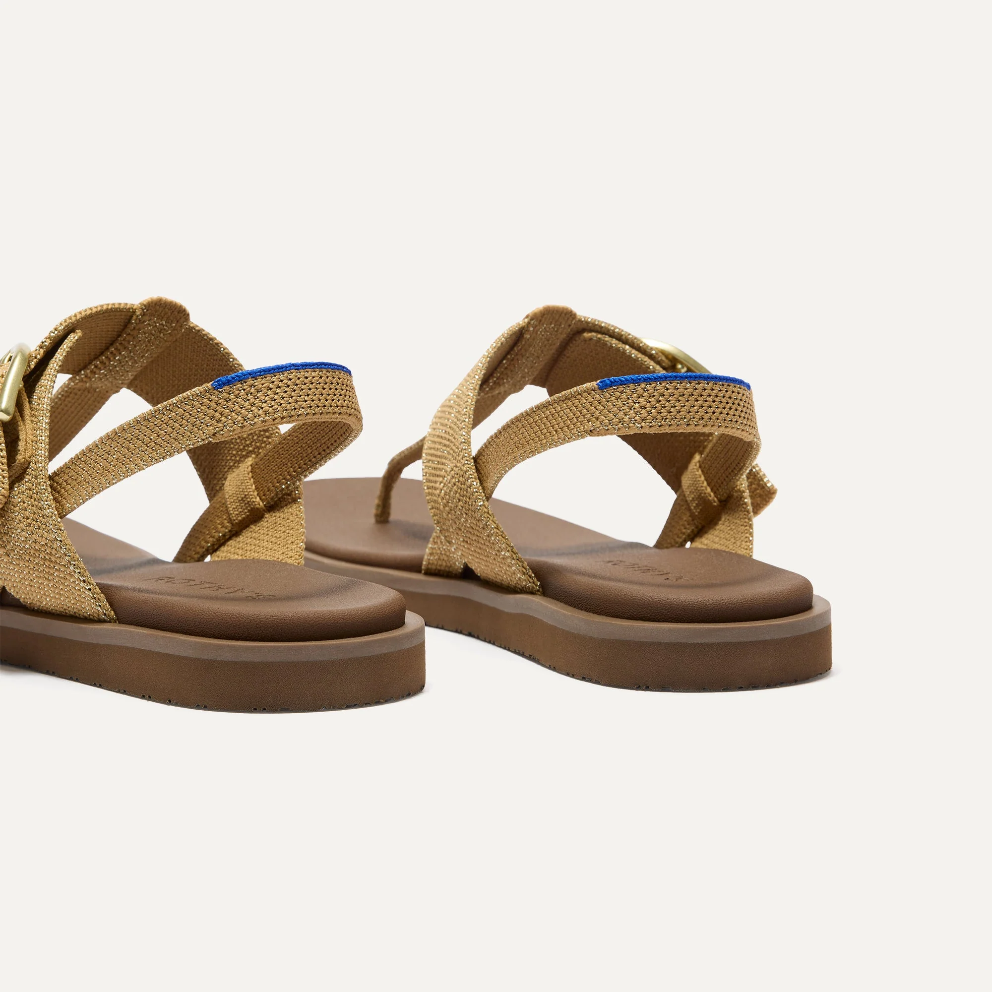 The T–Strap Sandal - Golden Sun