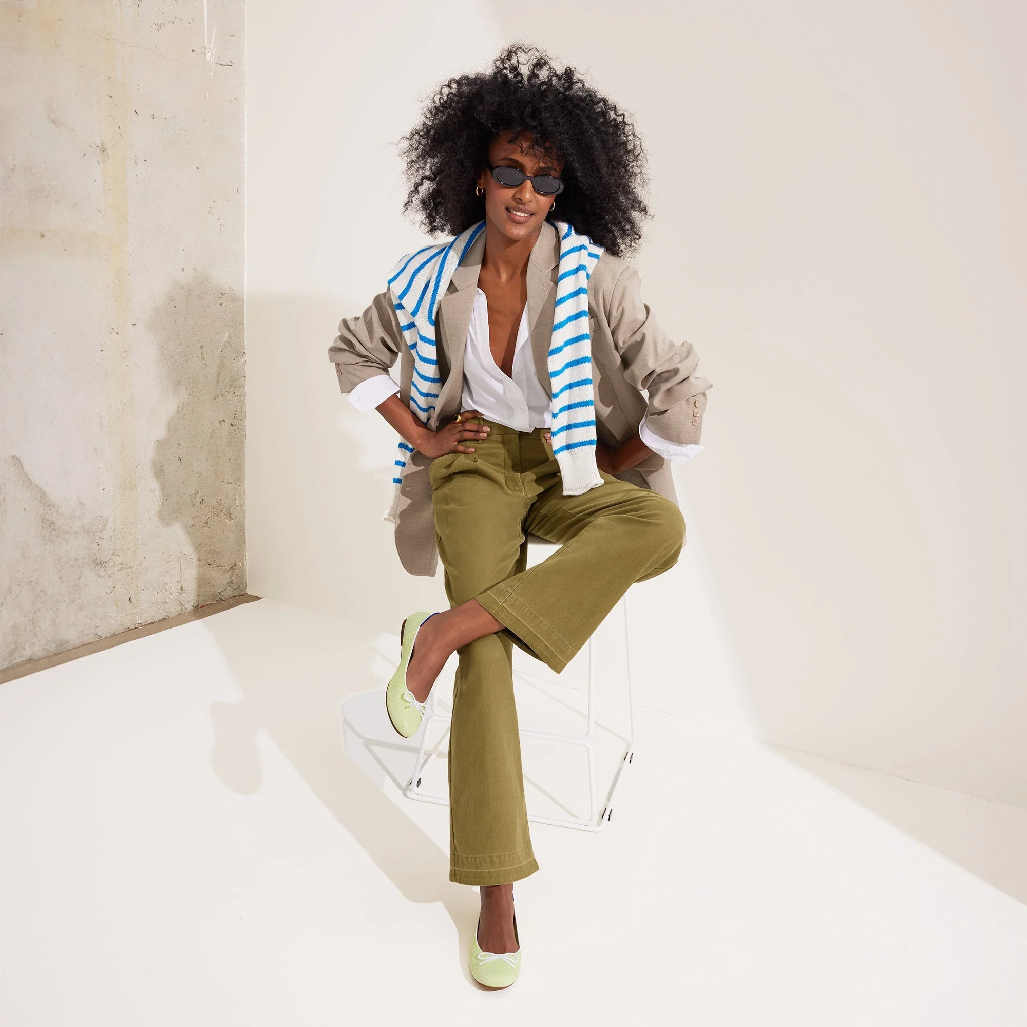 The Ballet Flat - Chartreuse