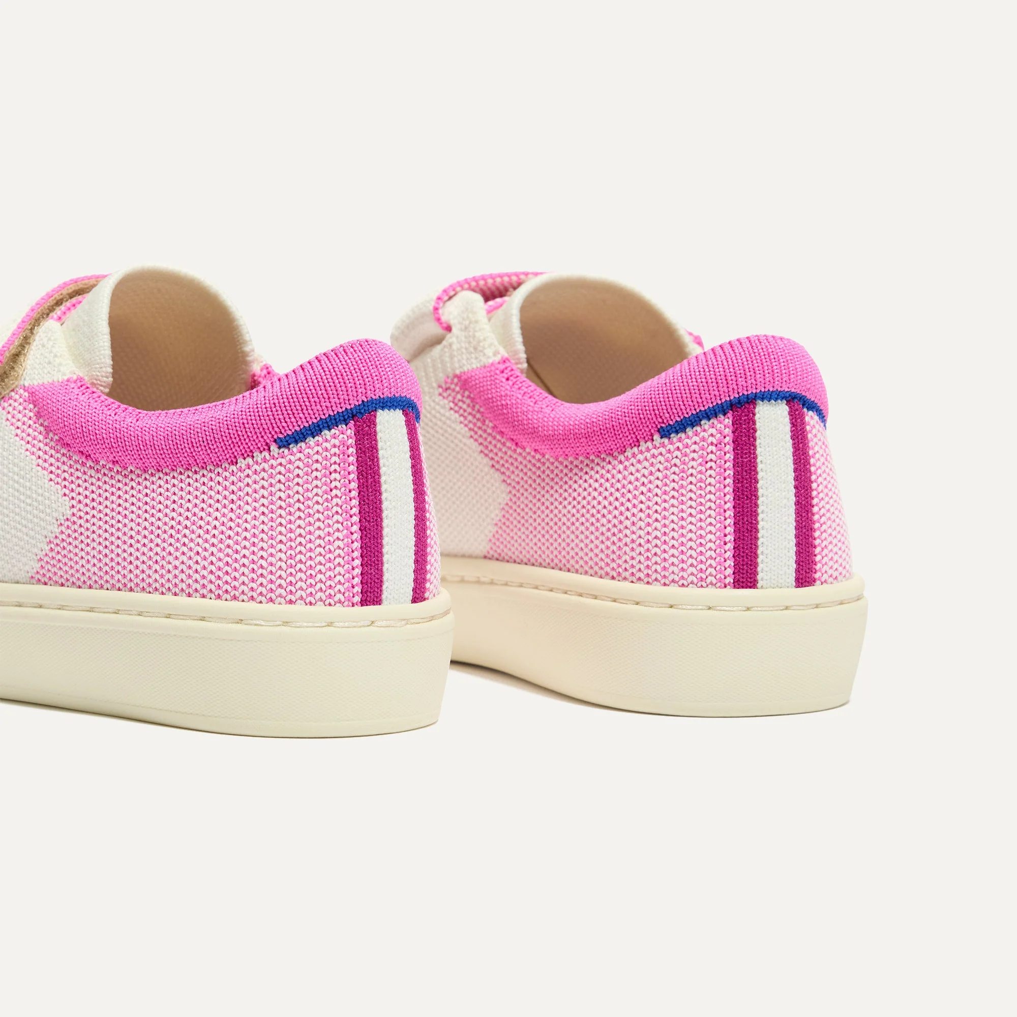 The Kids Strap Sneaker - Pink Taffy