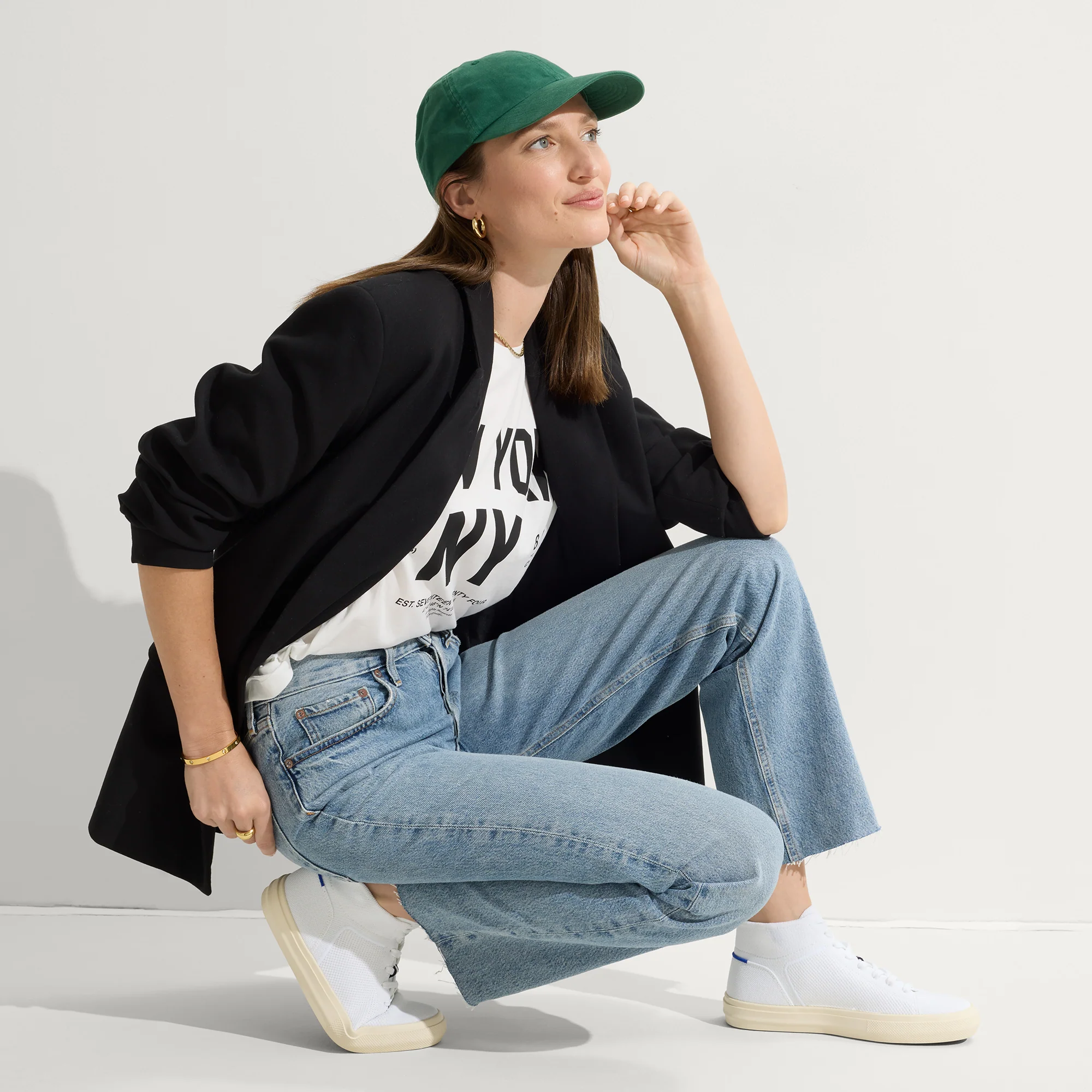 The Women's High Top Sneaker - Bright White