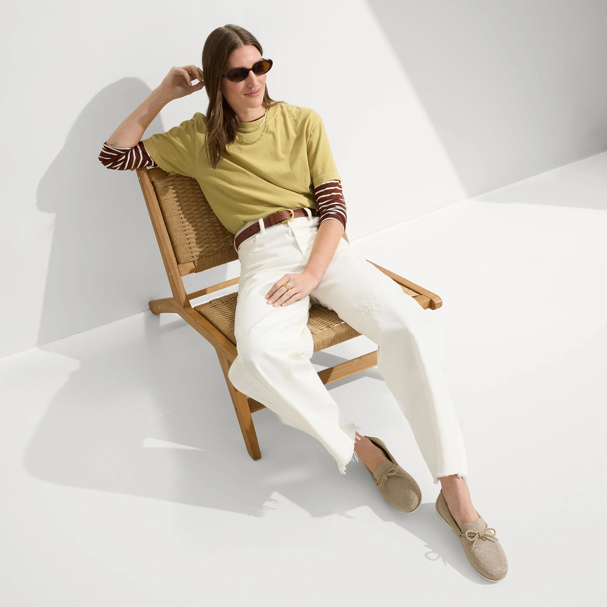 The Boat Shoe - Shimmery Sand