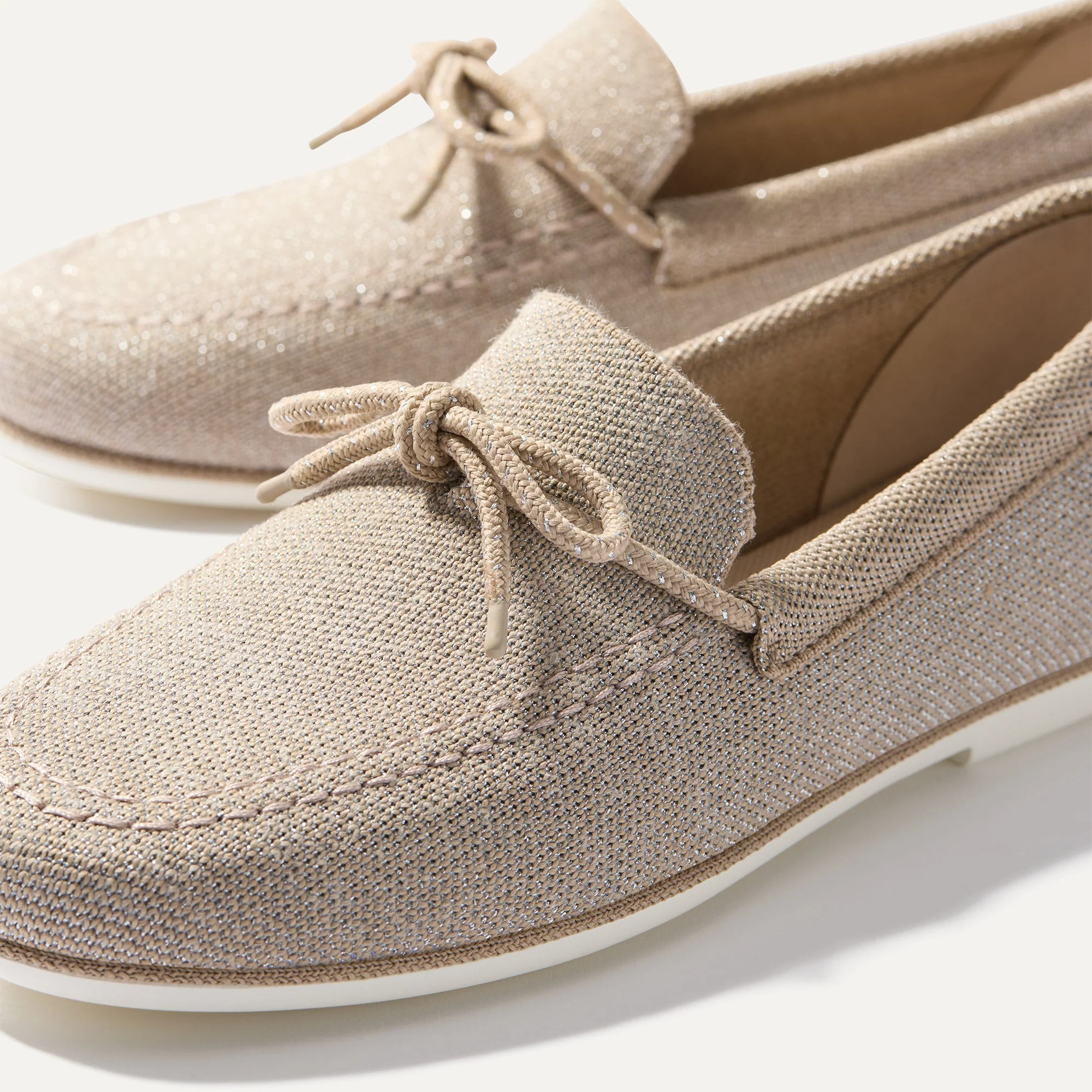 The Boat Shoe - Shimmery Sand
