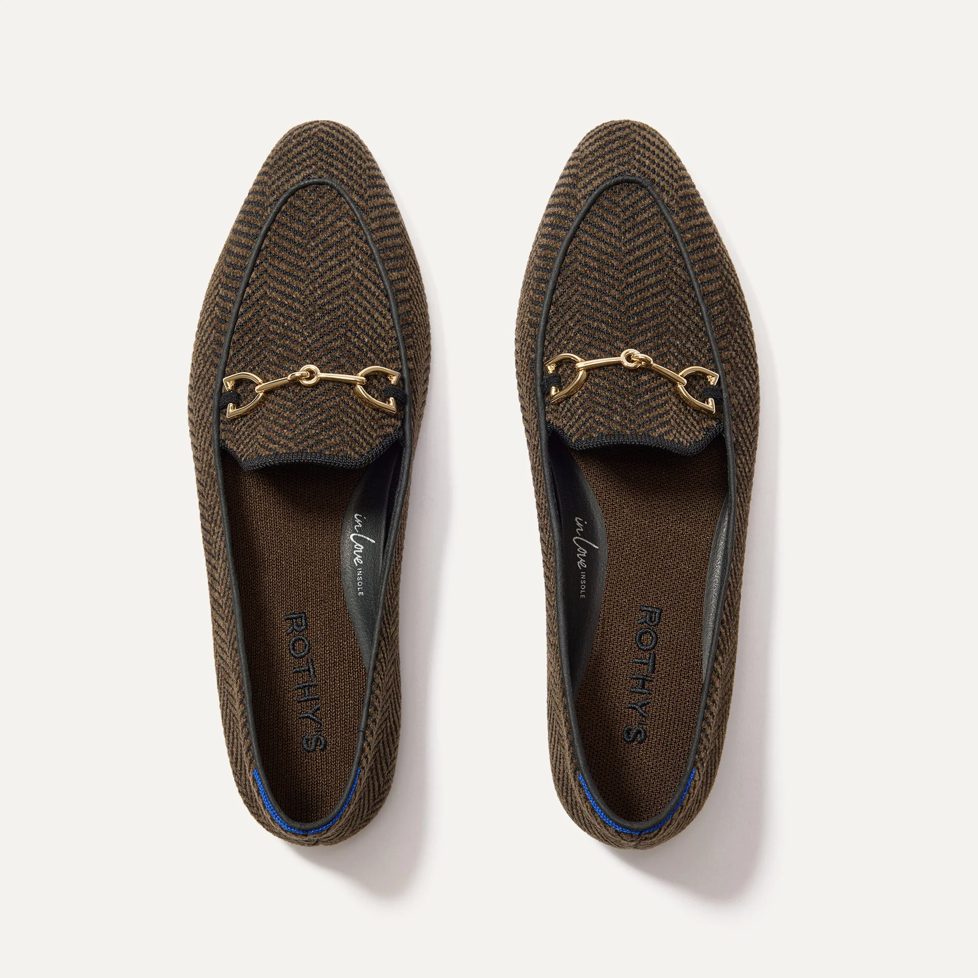 The ReVelvet™ Double Bit Loafer - ReVelvet™ Dark Herringbone