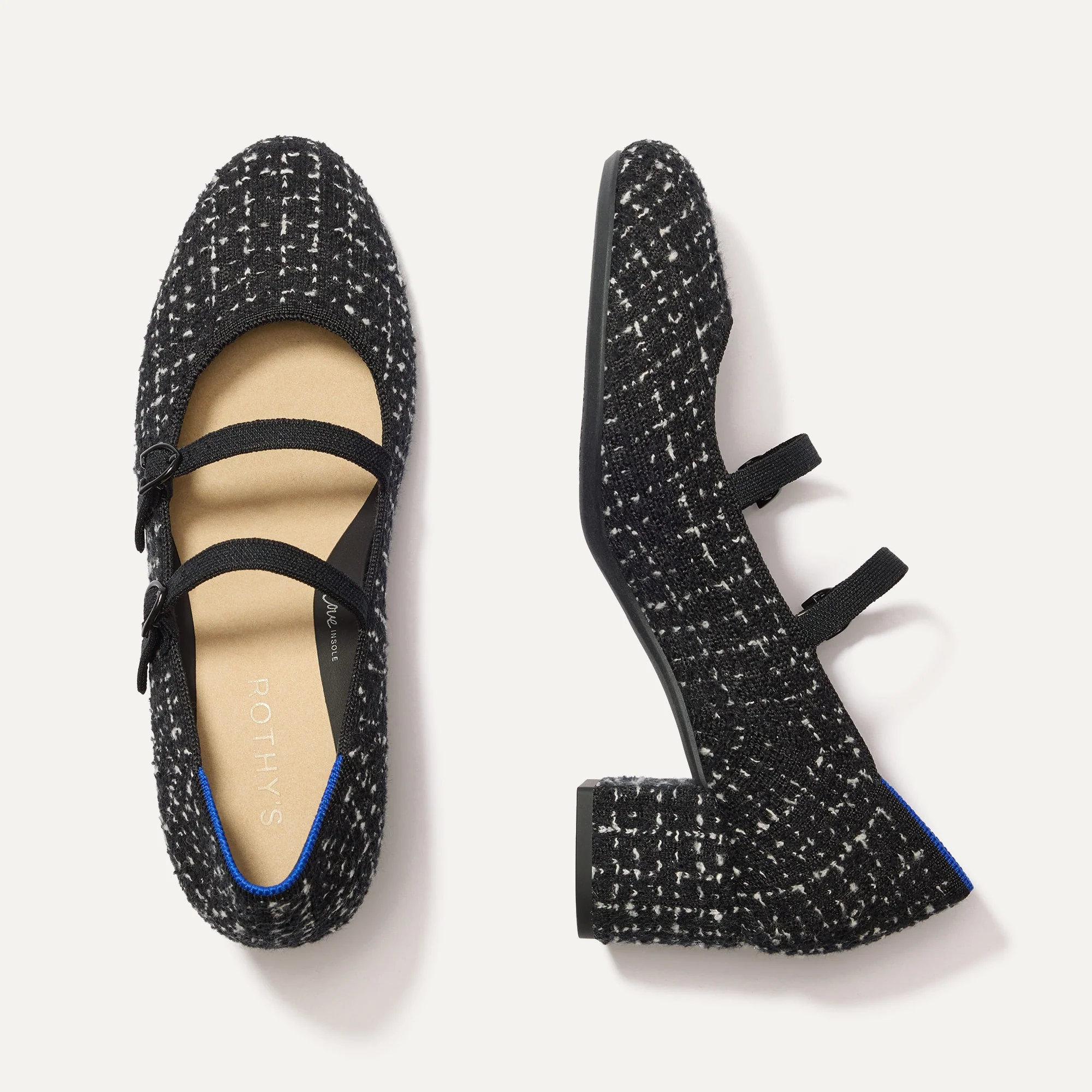 The Double Buckle Mary Jane Heel - Twilight Tweed